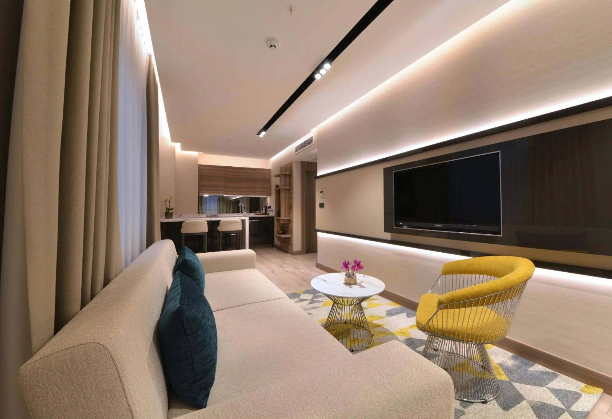 Living room in Nish Palace Exlusive Suites