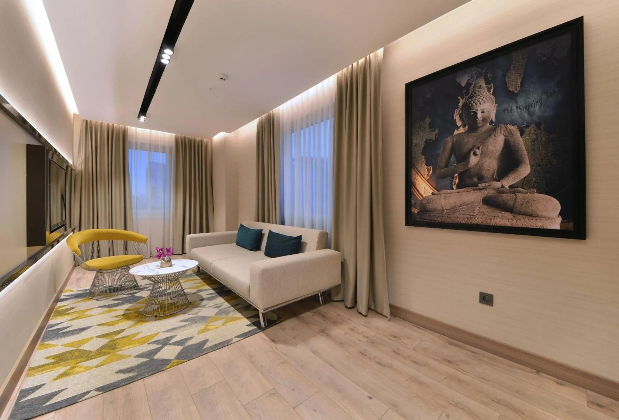 Living room in Nish Palace Exlusive Suites