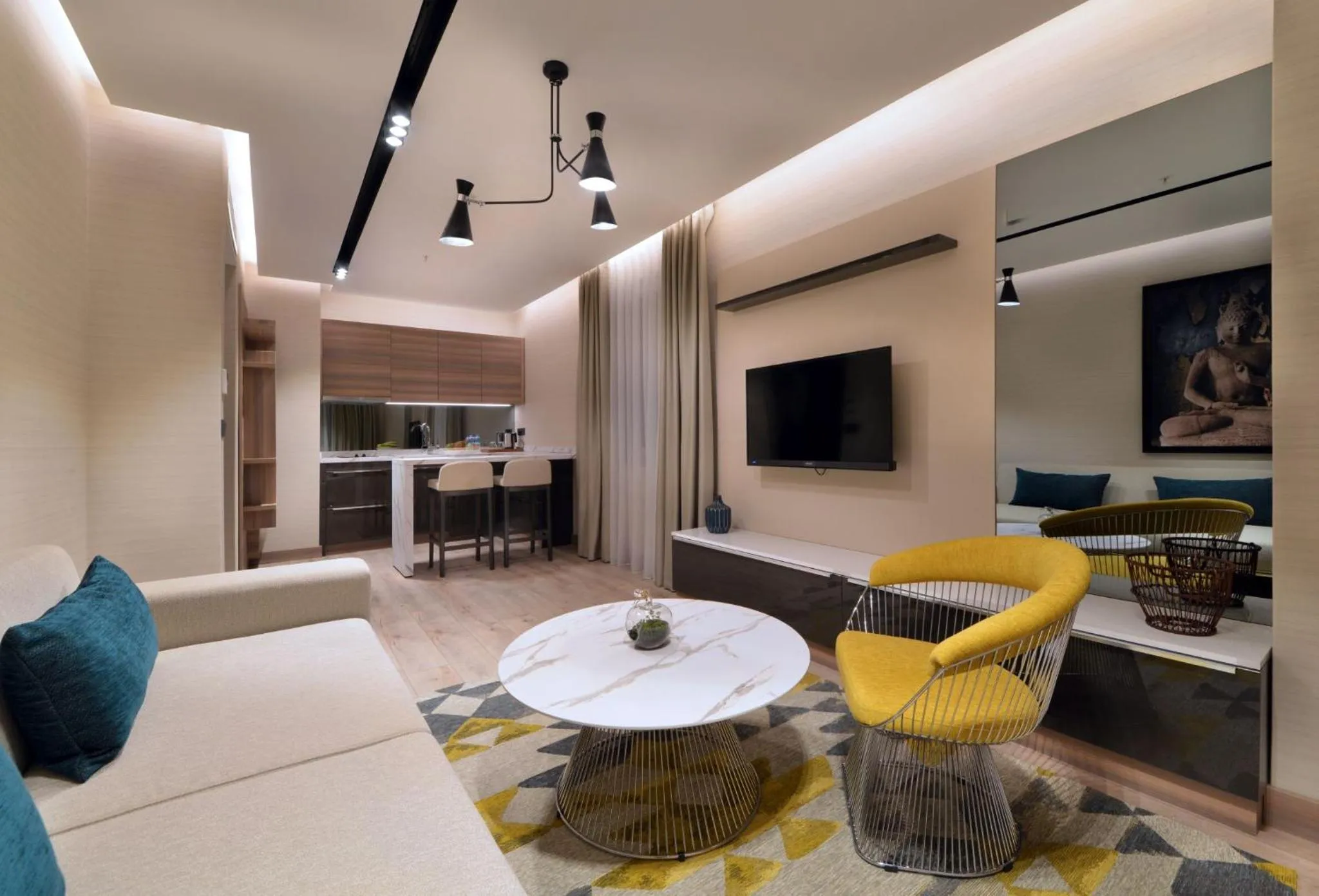 Living room in Nish Palace Exlusive Suites