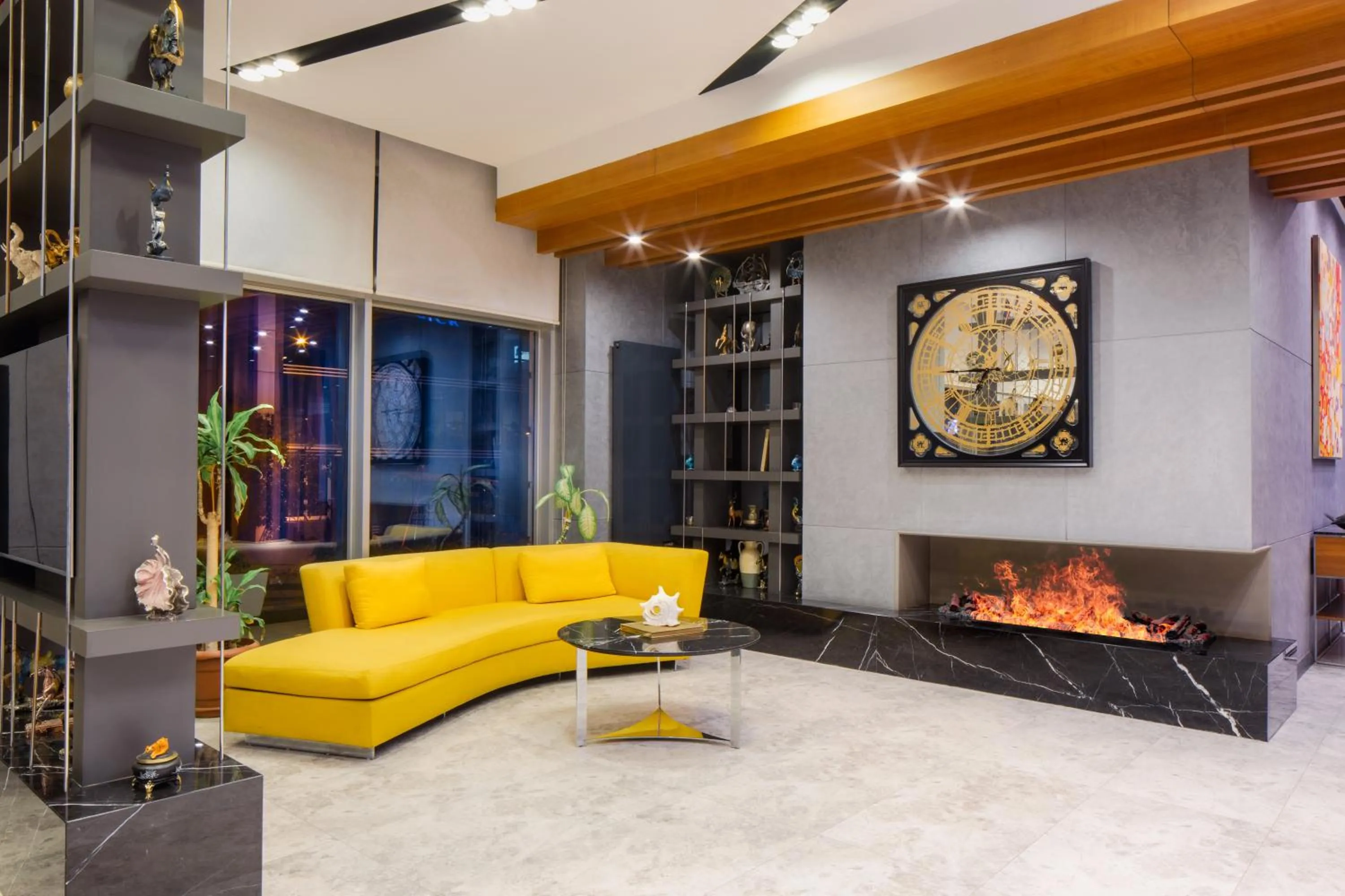 Seating area in Nish Palace Exlusive Suites