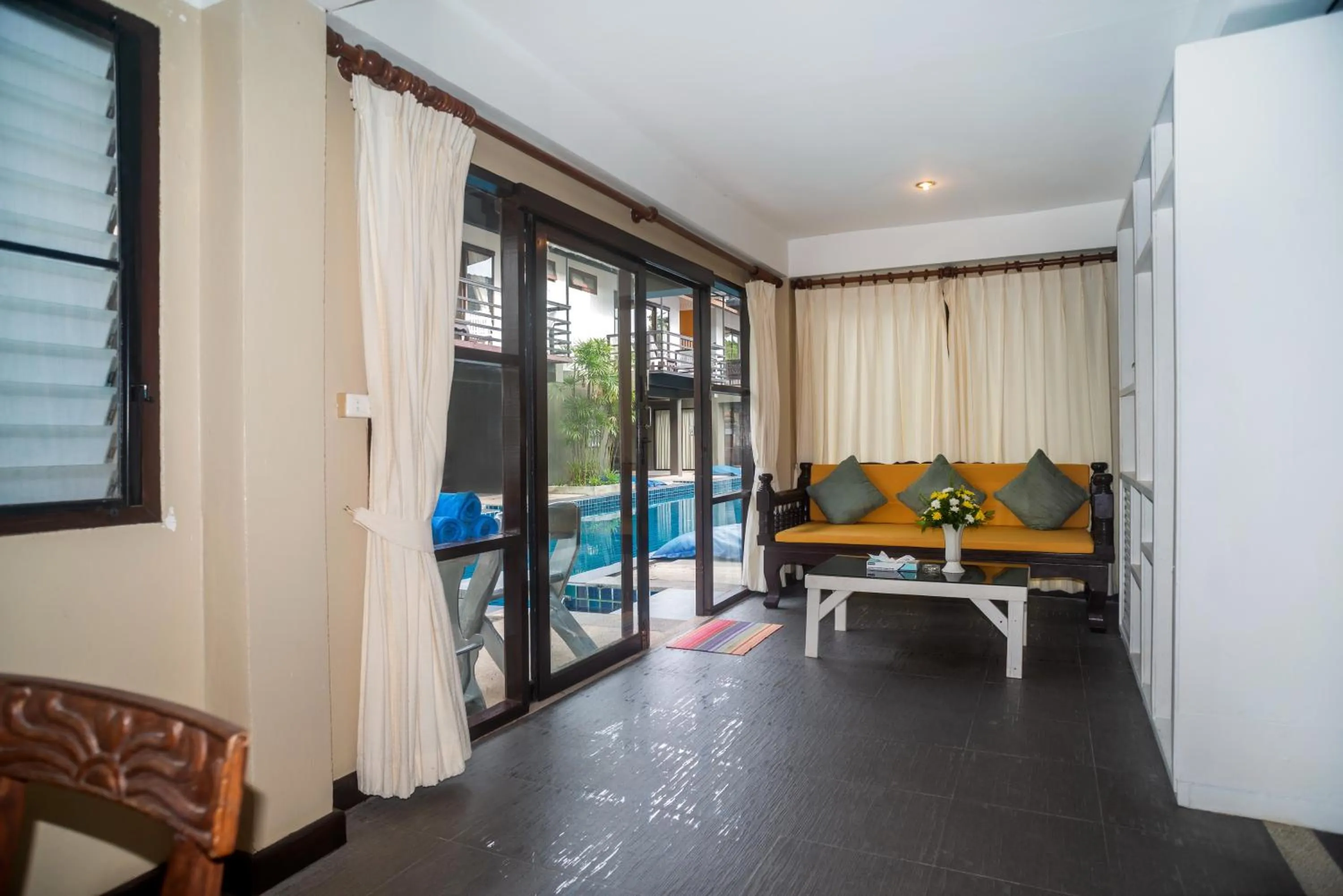 Seating area in The Florist Resort