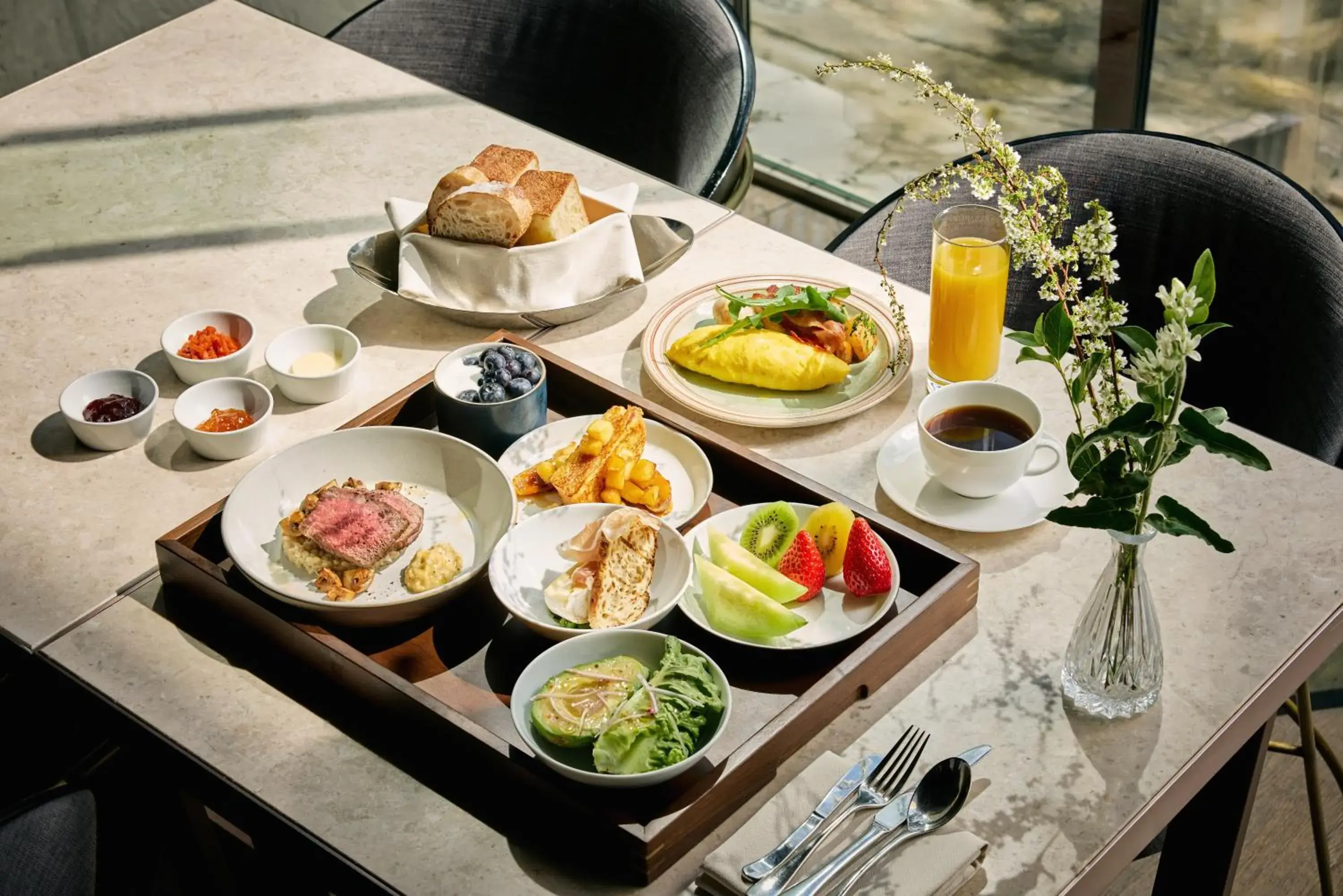 Breakfast in Banyan Tree Club & Spa Seoul Breakfast in Banyan Tree Club & Spa Seoul