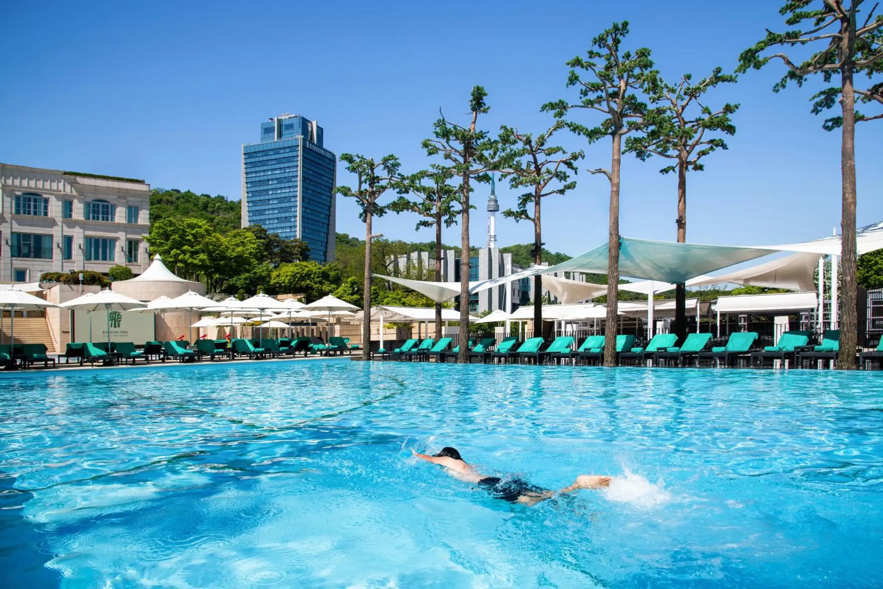 Swimming pool in Banyan Tree Club & Spa Seoul Swimming pool in Banyan Tree Club & Spa Seoul