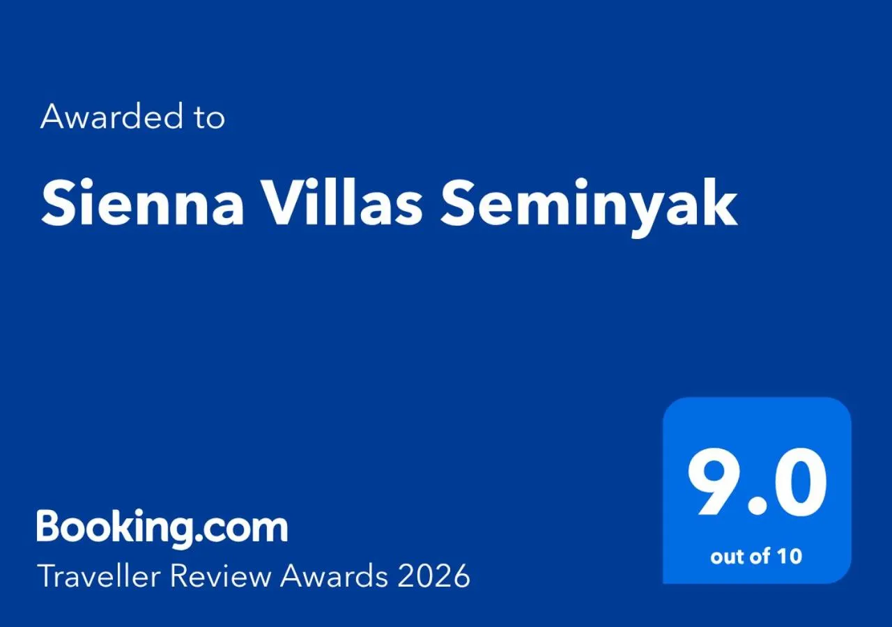 Logo/Certificate/Sign in Sienna Villas Seminyak