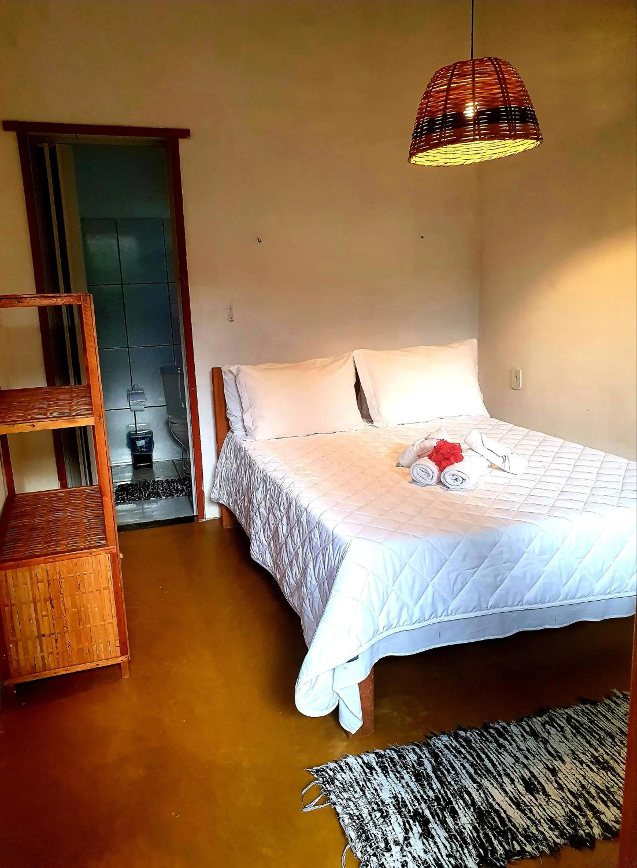 Photo of the whole room, Bed in Pousada Corais Do Sul