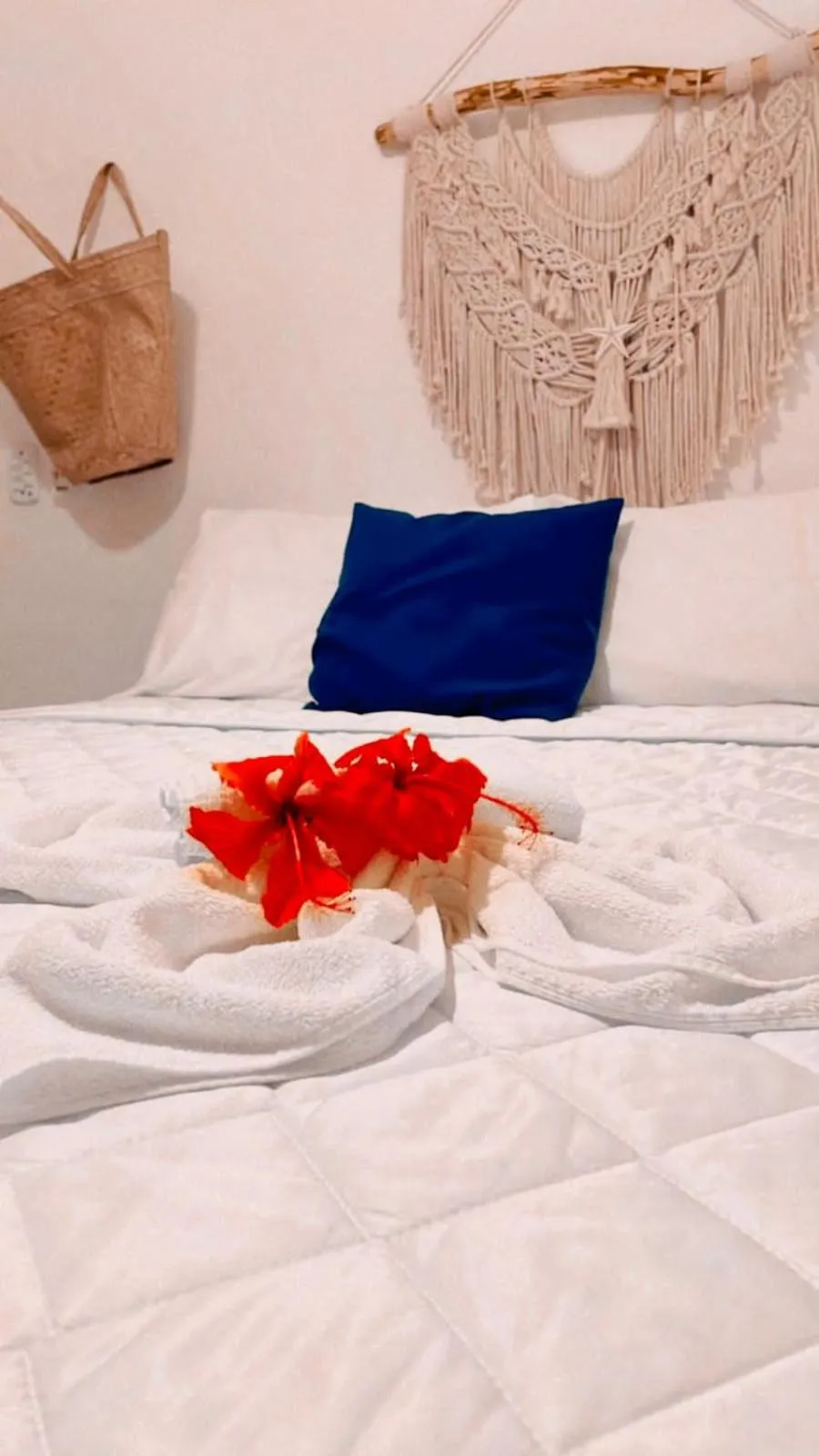 Bed in Pousada Corais Do Sul