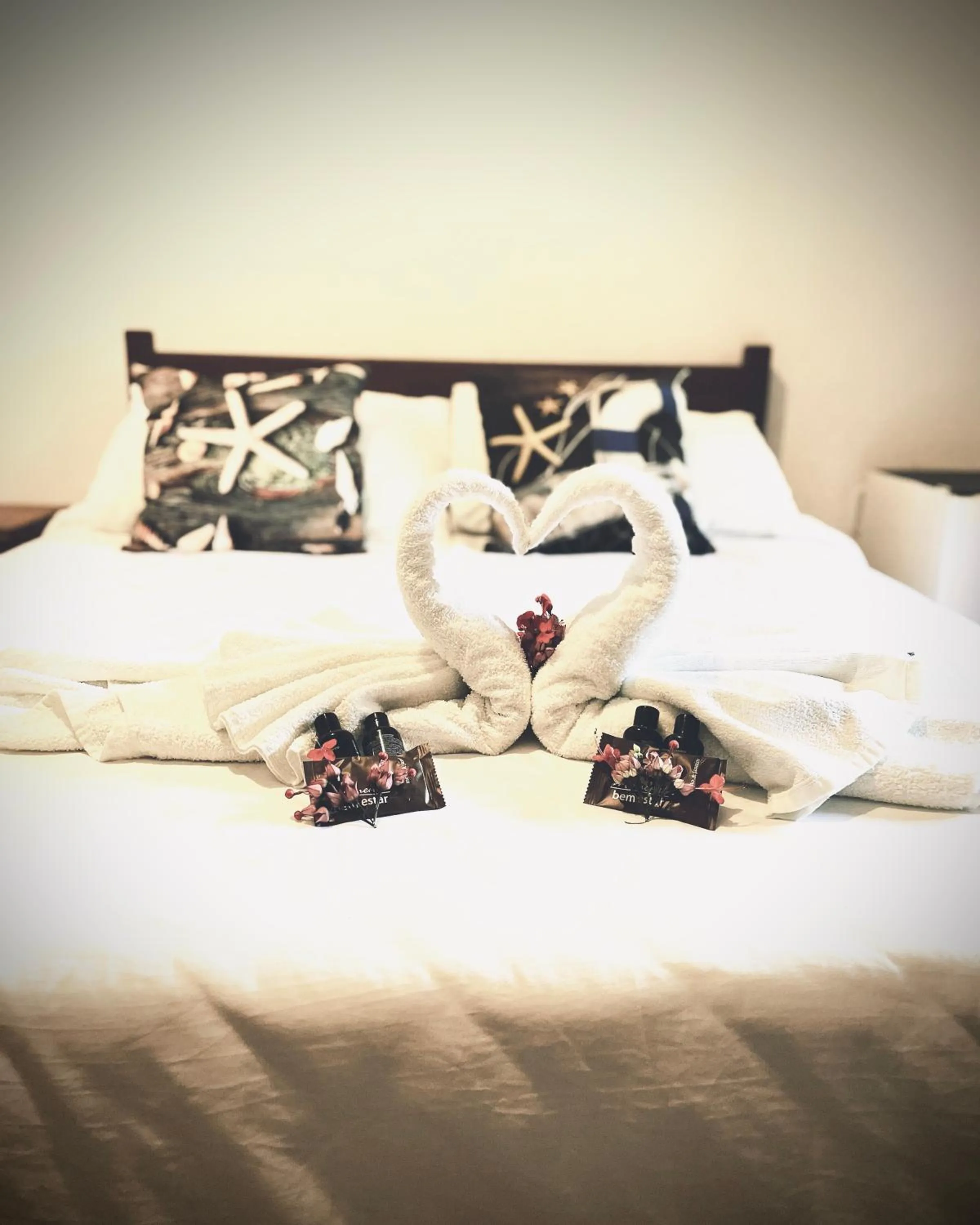Bed in Pousada Corais Do Sul