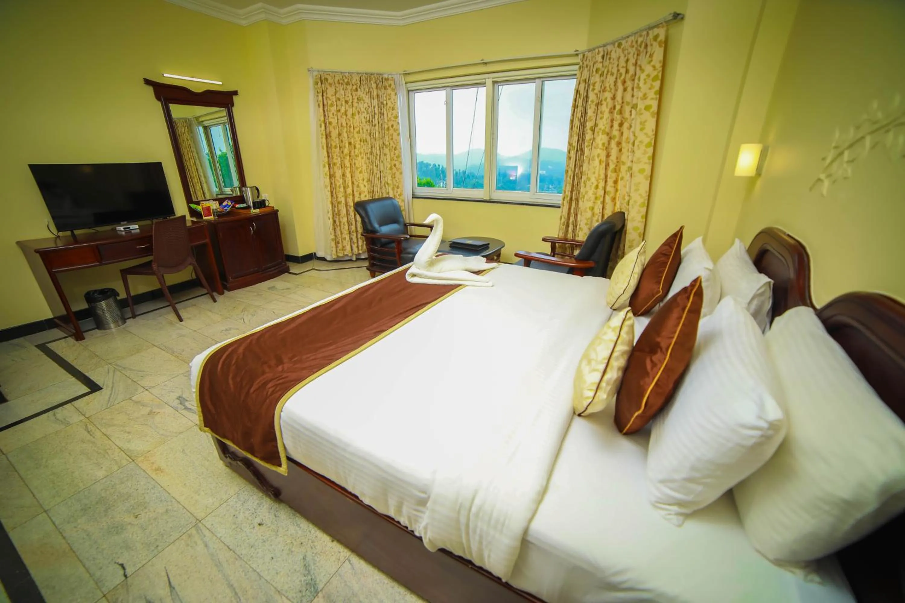 Bed in Grand Palace Hotel & Spa