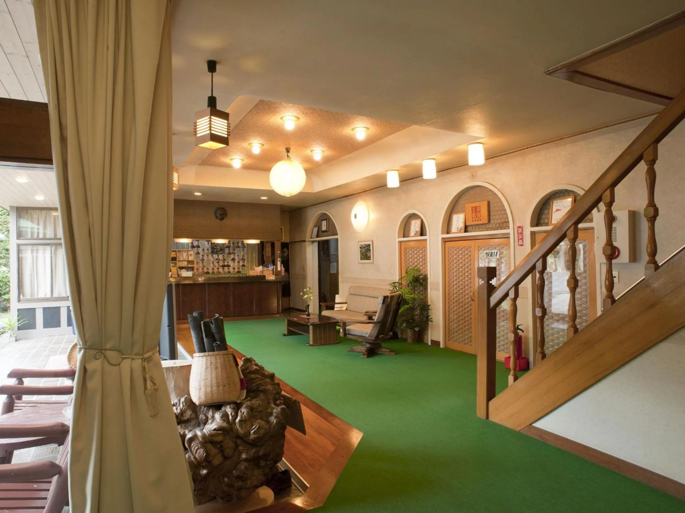 Lobby or reception in くさつのお宿 清重館 Kiyoshigekan 素泊りの宿