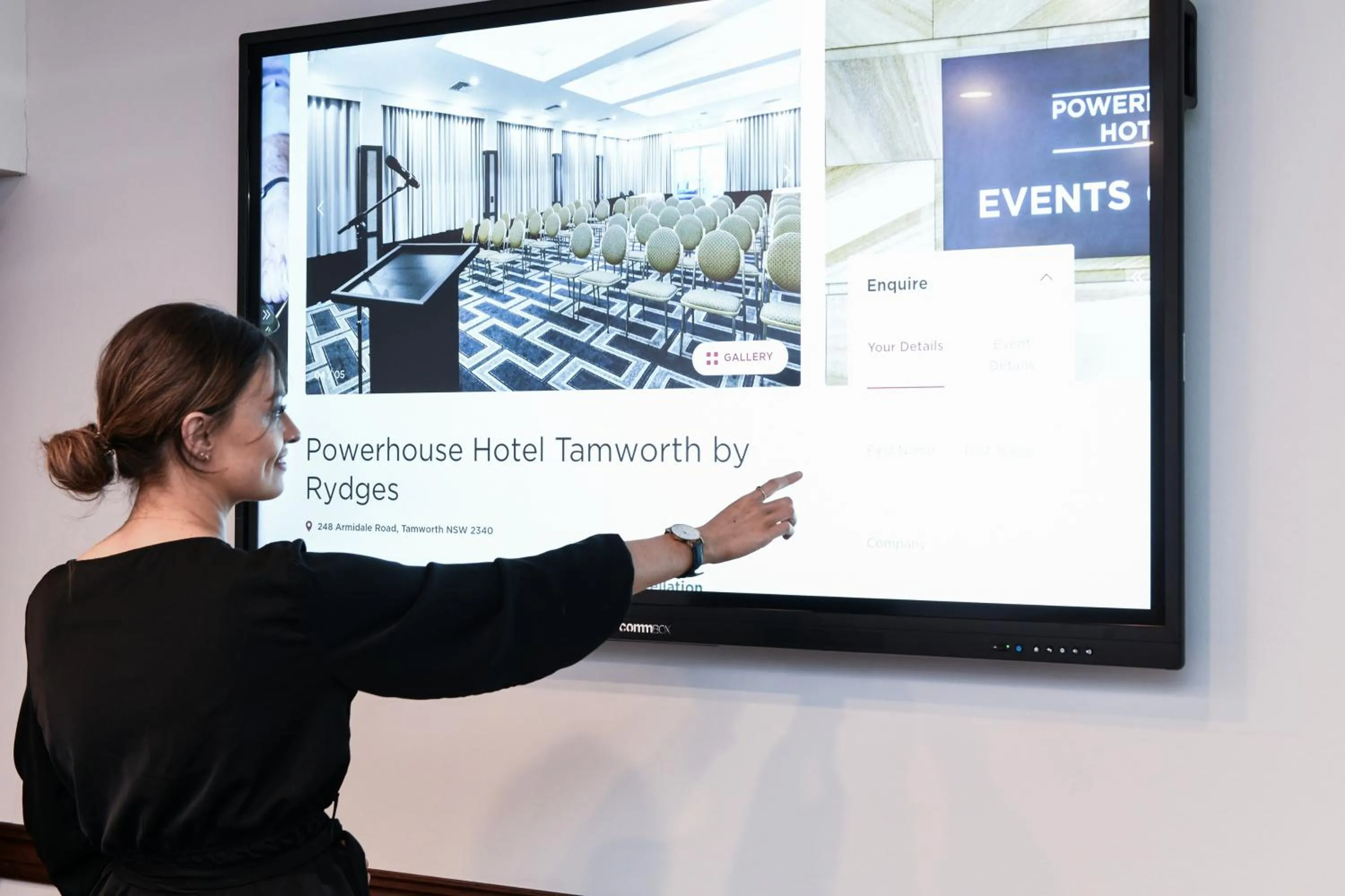TV and multimedia in Powerhouse Hotel Tamworth by Rydges