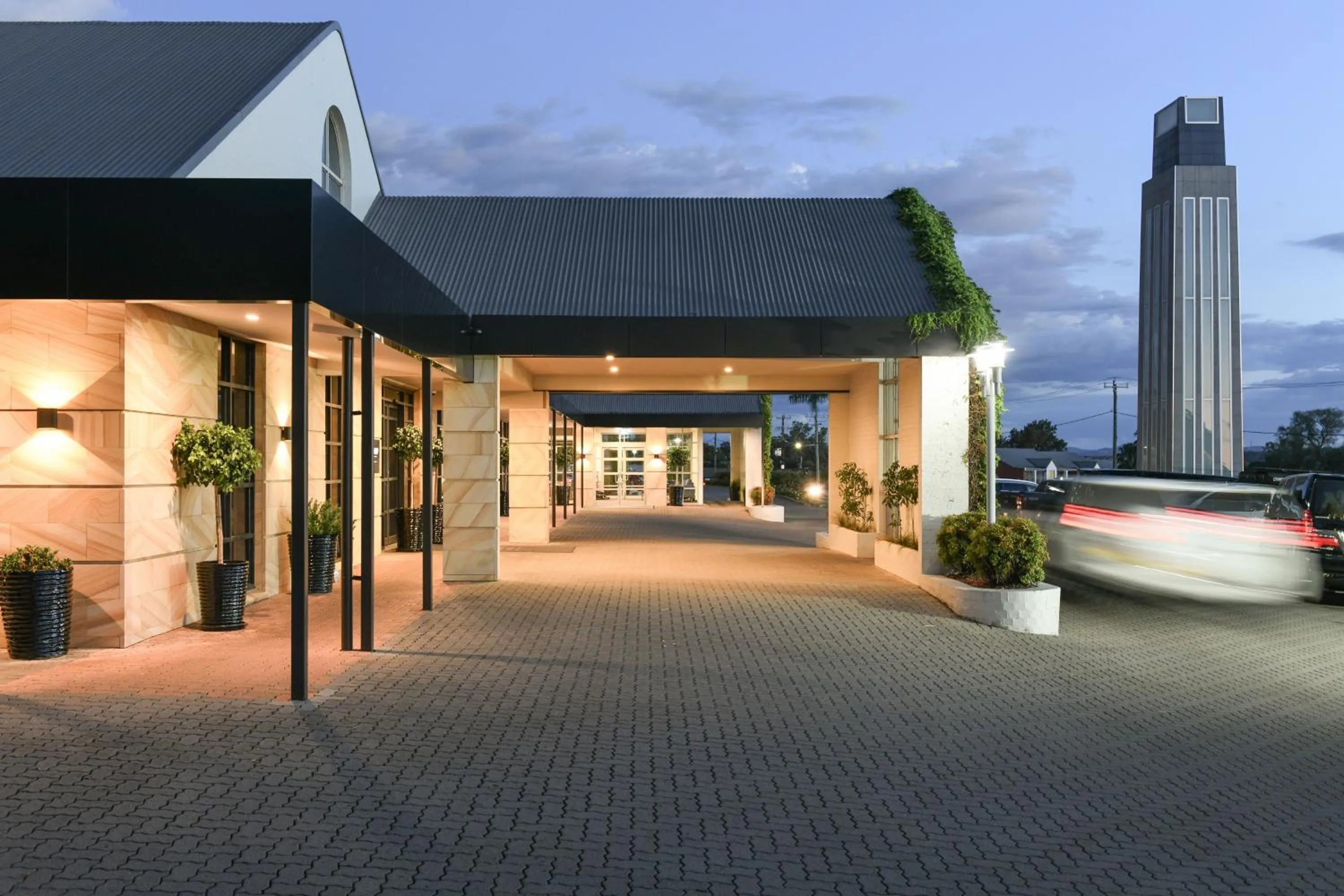 Property building in Powerhouse Hotel Tamworth by Rydges