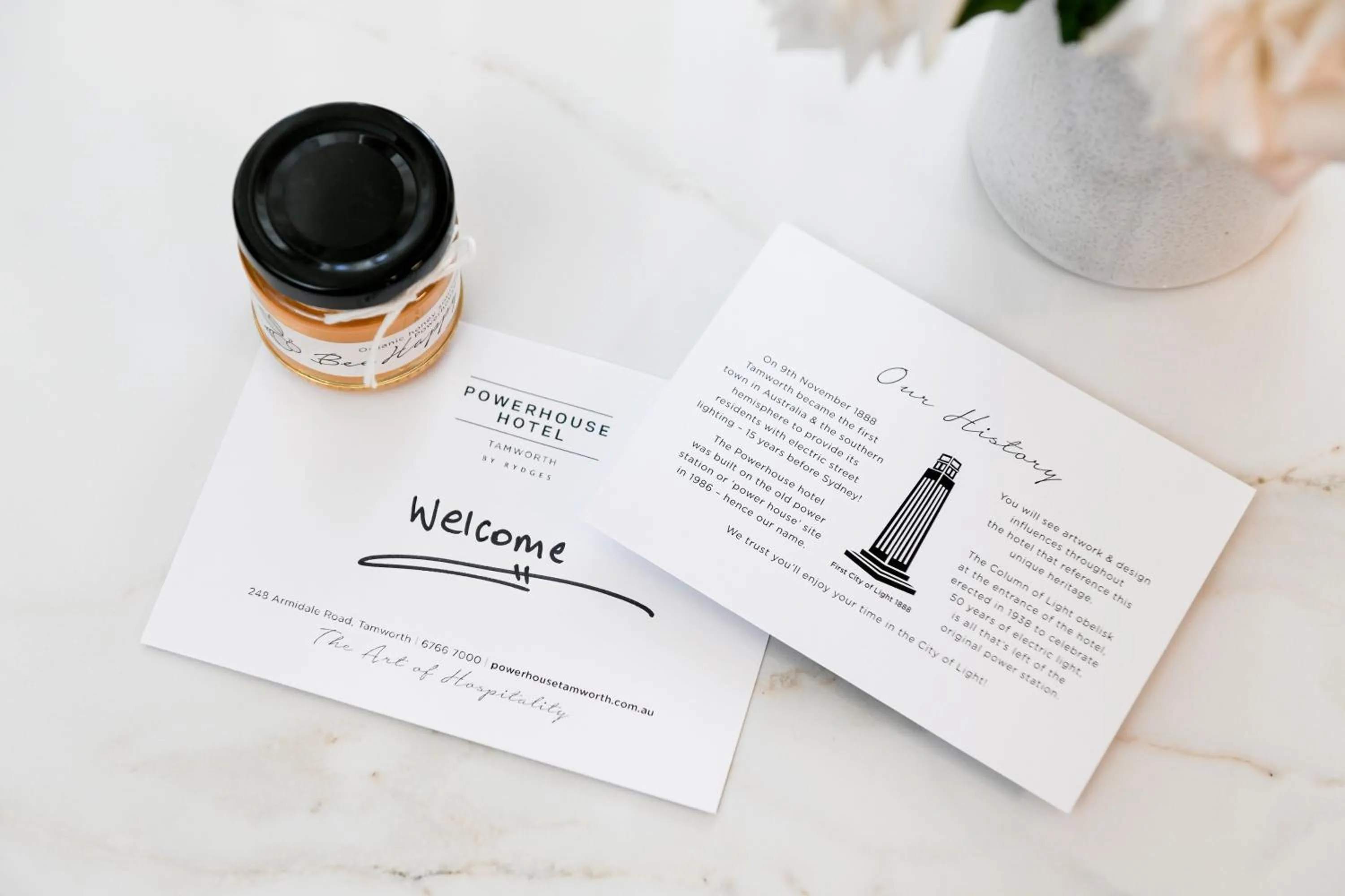 Property logo or sign in Powerhouse Hotel Tamworth by Rydges