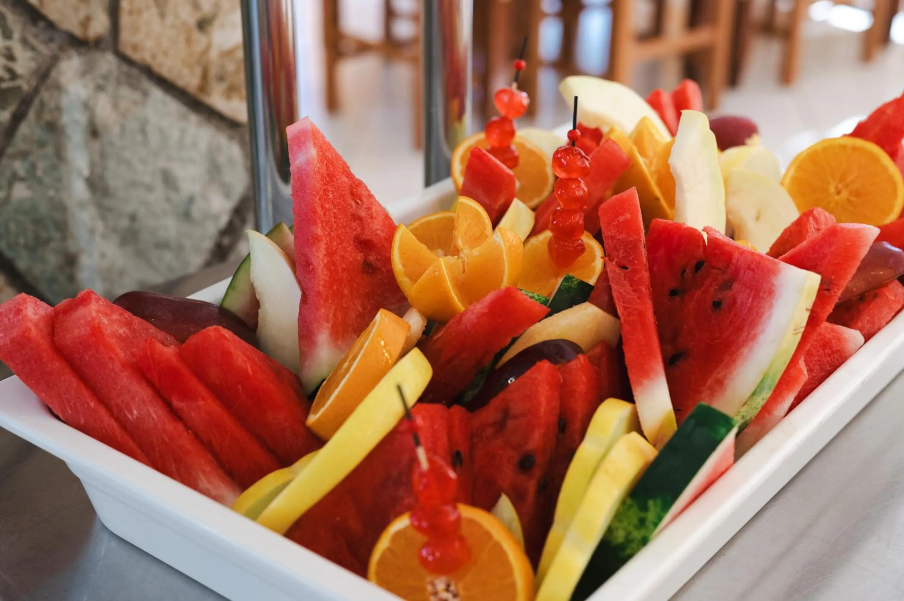 Dinner in Village Inn Studios & Family Apartments