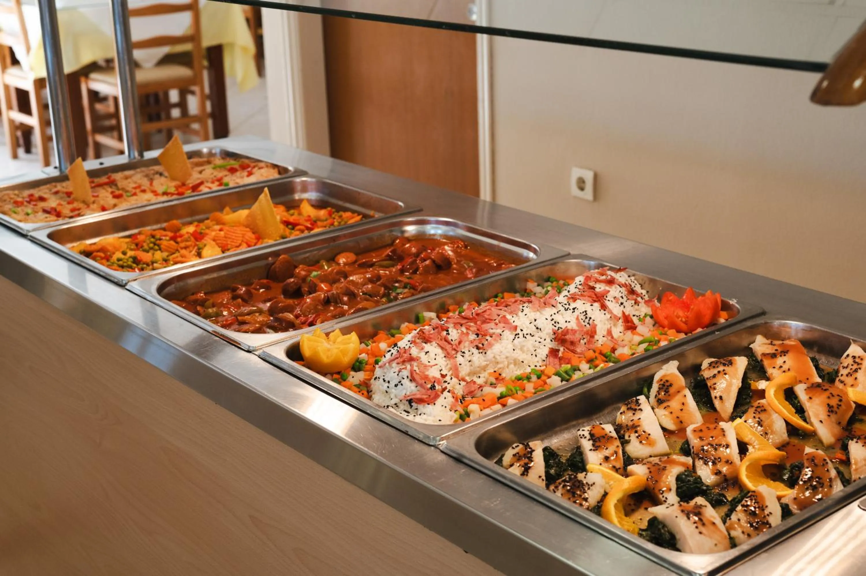 Dinner in Village Inn Studios & Family Apartments