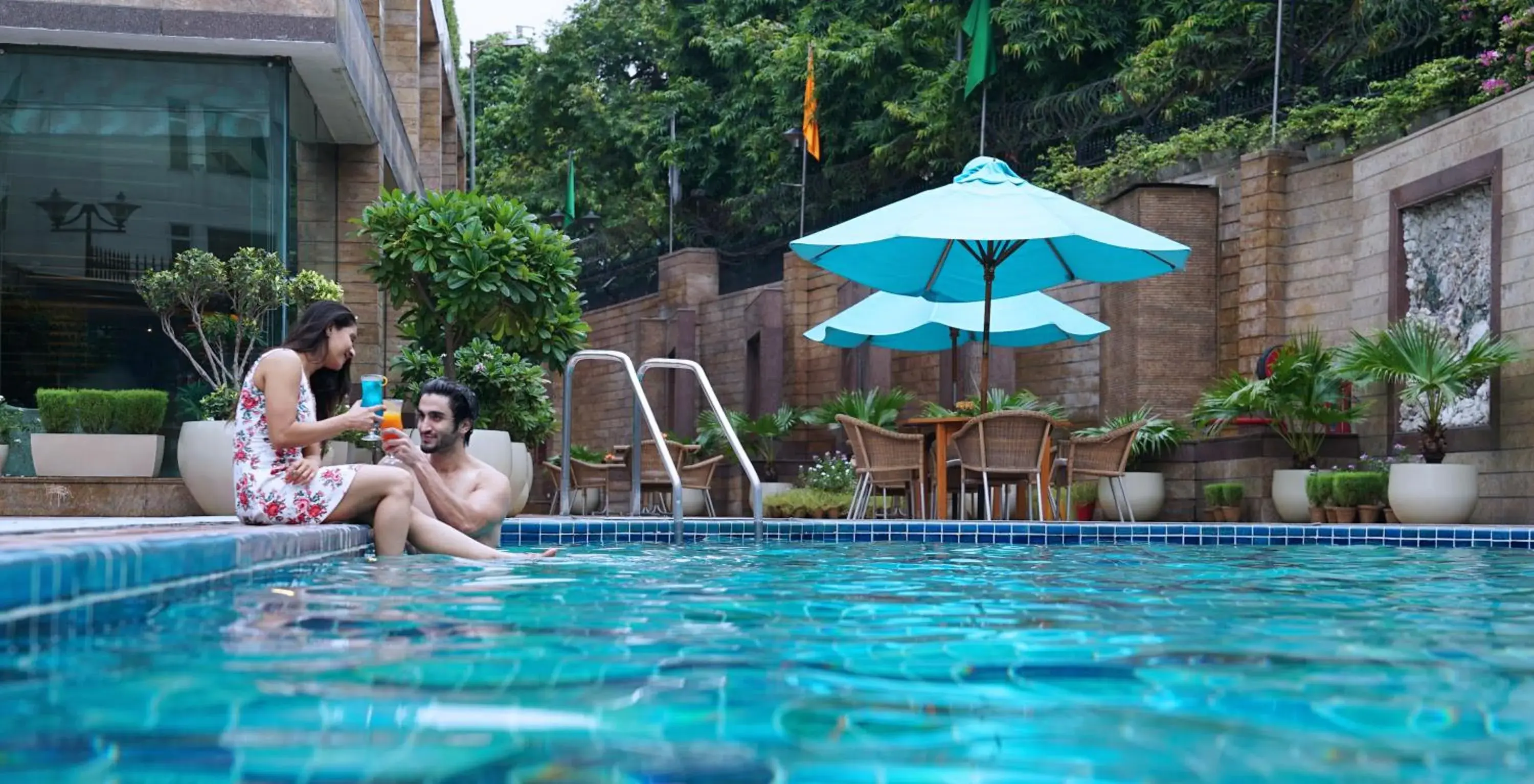 Swimming pool in Jaypee Siddharth Swimming pool in Jaypee Siddharth