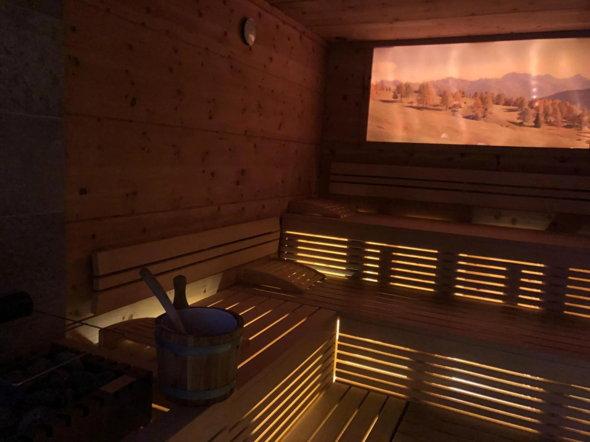 Sauna in Hotel Alpenland