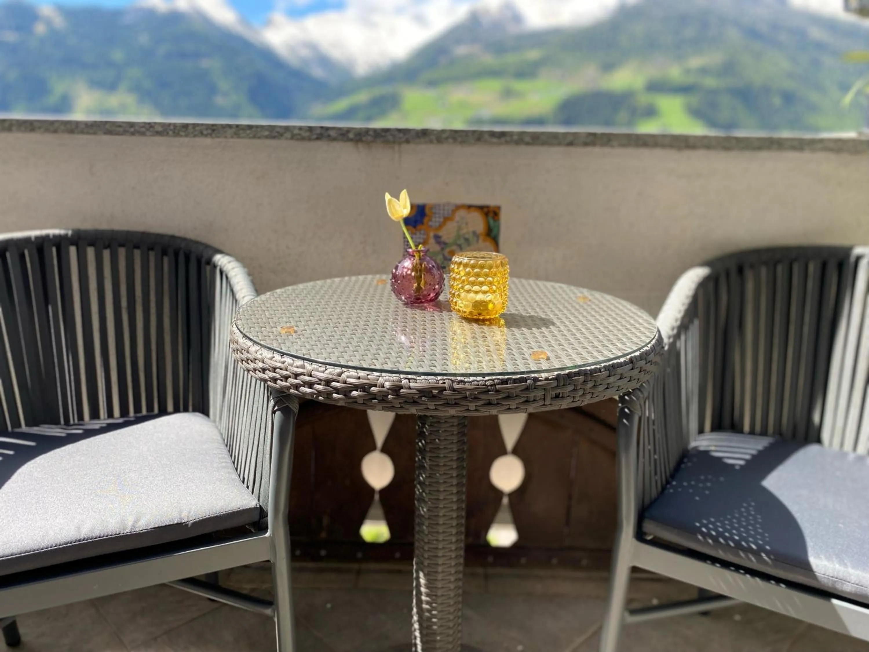 Balcony/Terrace in Hotel Alpenland