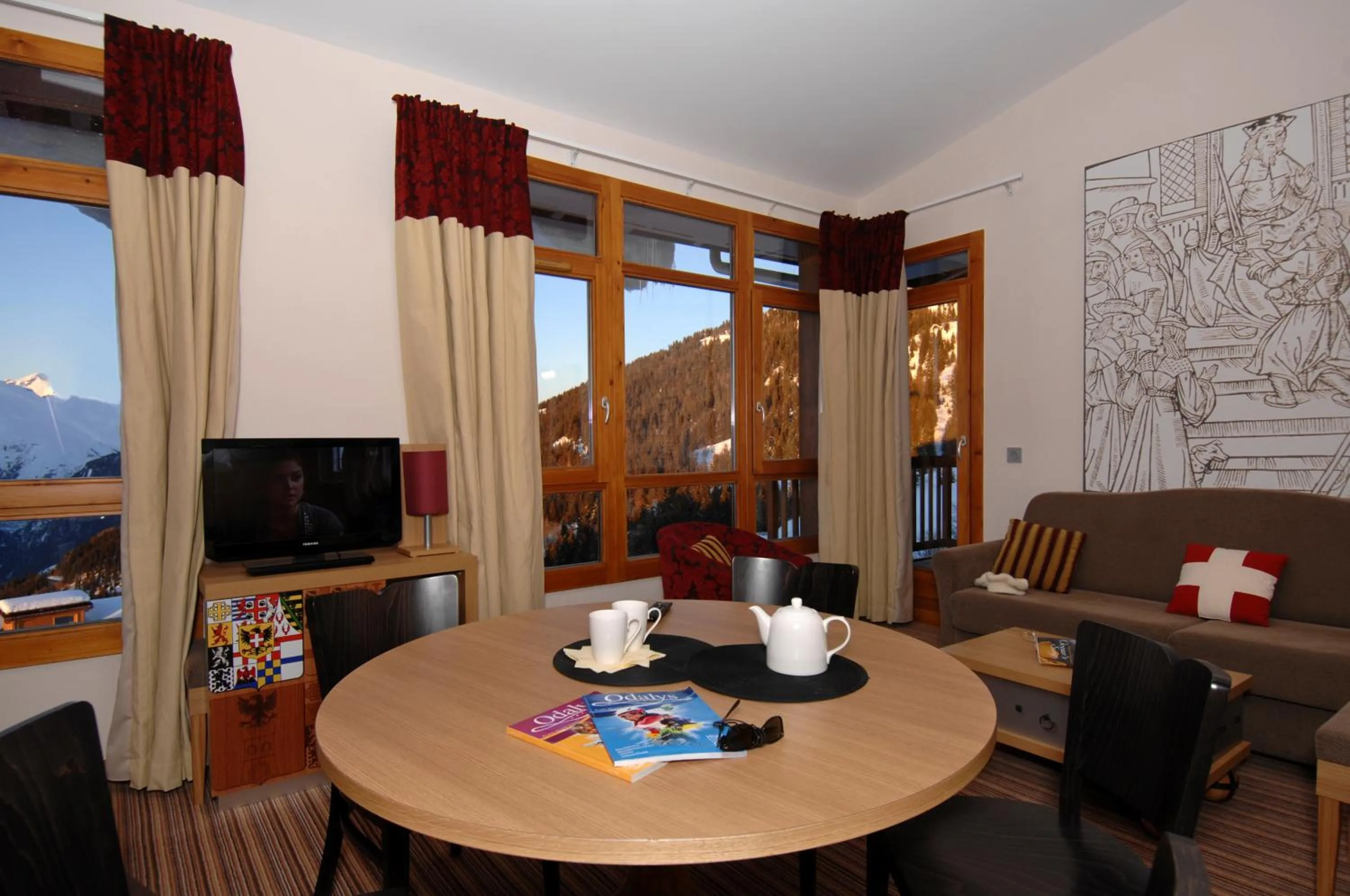 Dining area in Résidence Odalys Edenarc