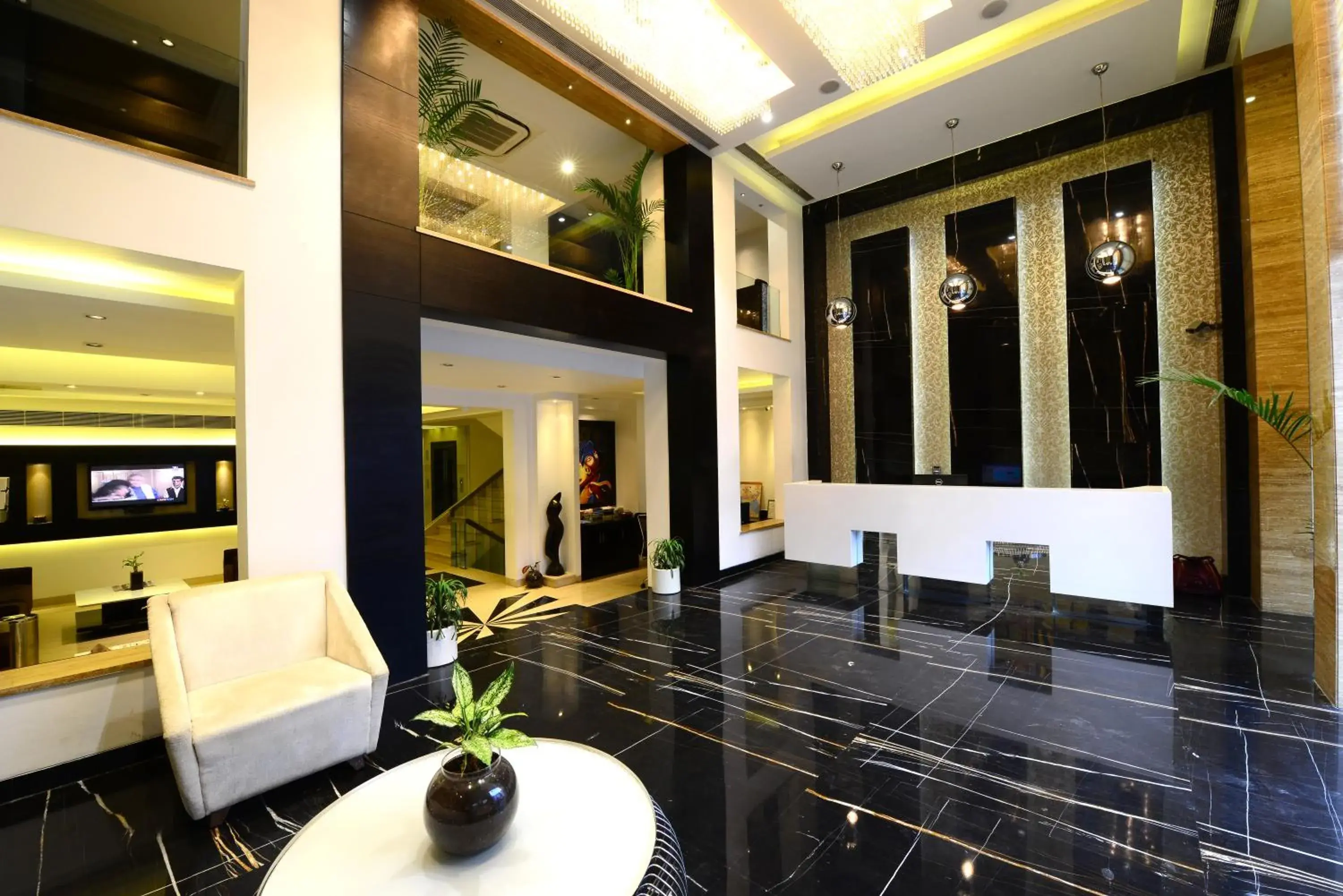 Lobby or reception in Hotel City Star - Free Airport Pickup Lobby or reception in Hotel City Star - Free Airport Pickup