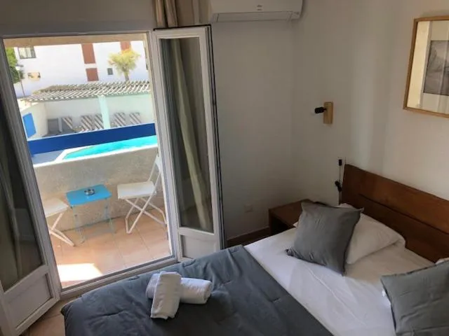 Bed in Hotel Le Bleu Marine