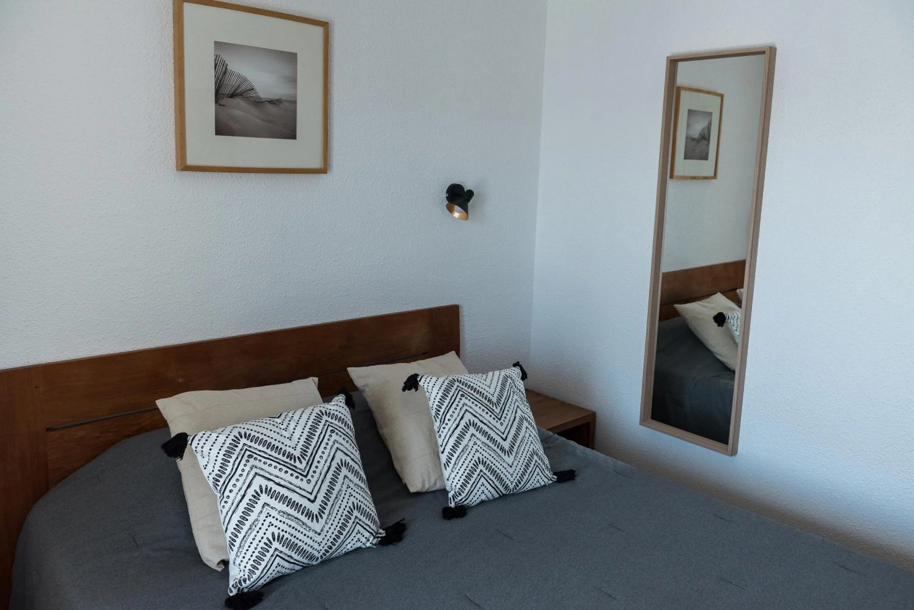 Bed in Hotel Le Bleu Marine