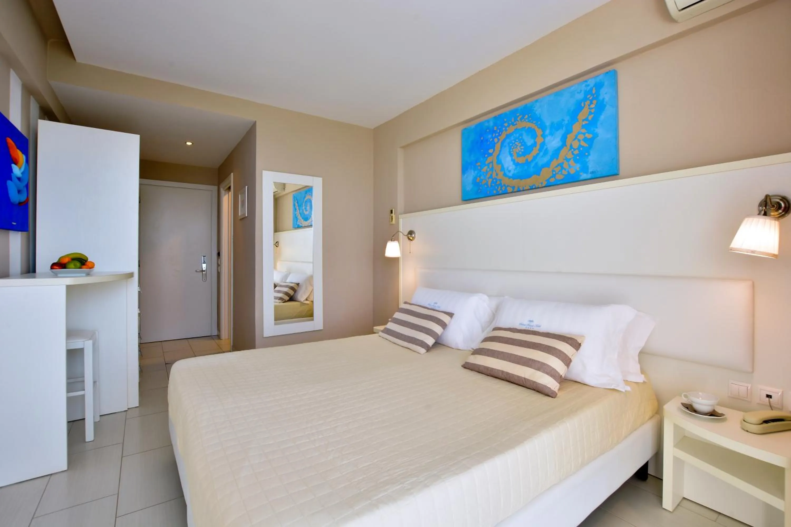 Bed in Sidari Beach Hotel