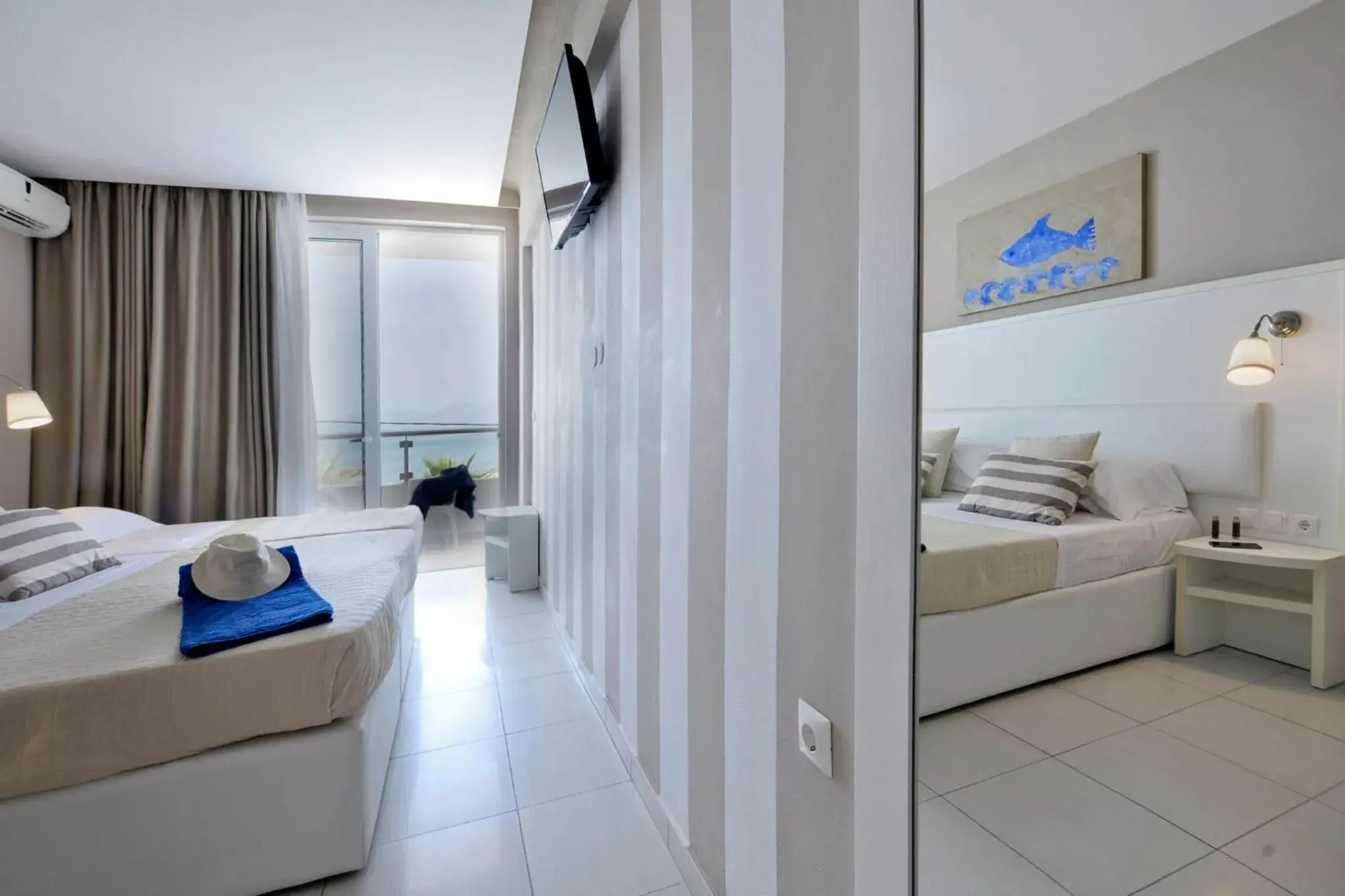 Triple Room with Front Sea View in Sidari Beach Hotel Triple Room with Front Sea View in Sidari Beach Hotel