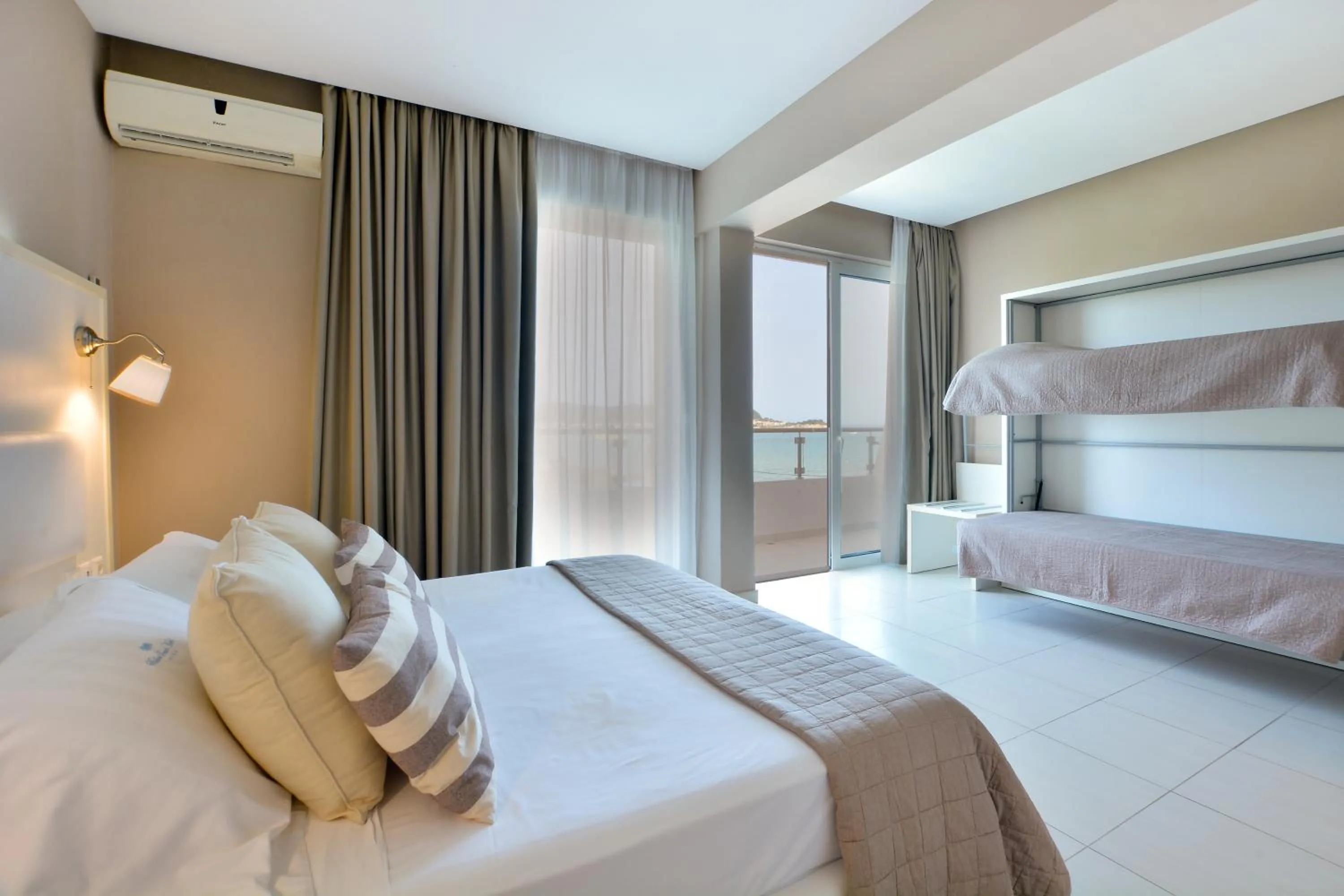 Bed in Sidari Beach Hotel