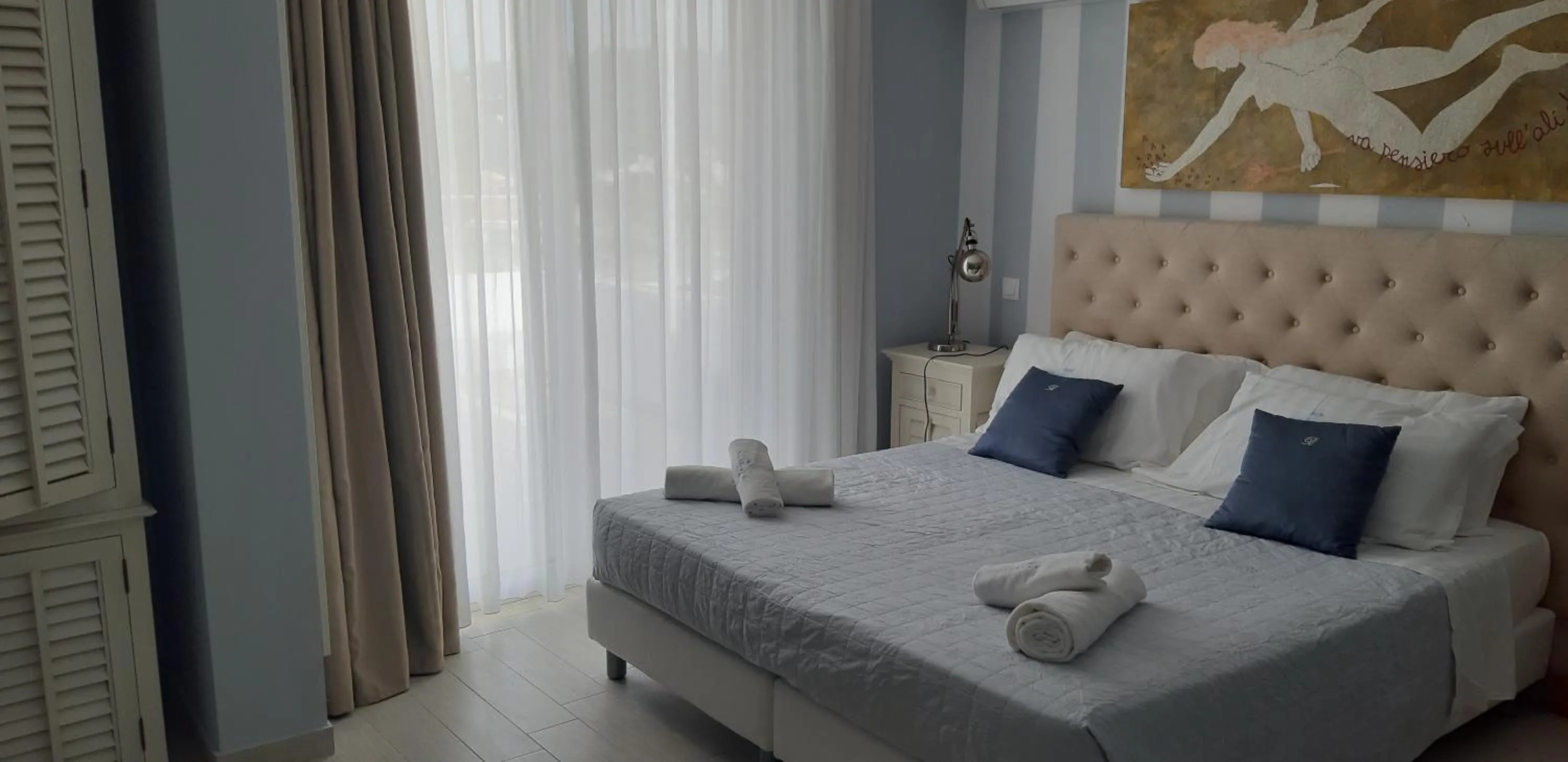 Bed in Sidari Beach Hotel