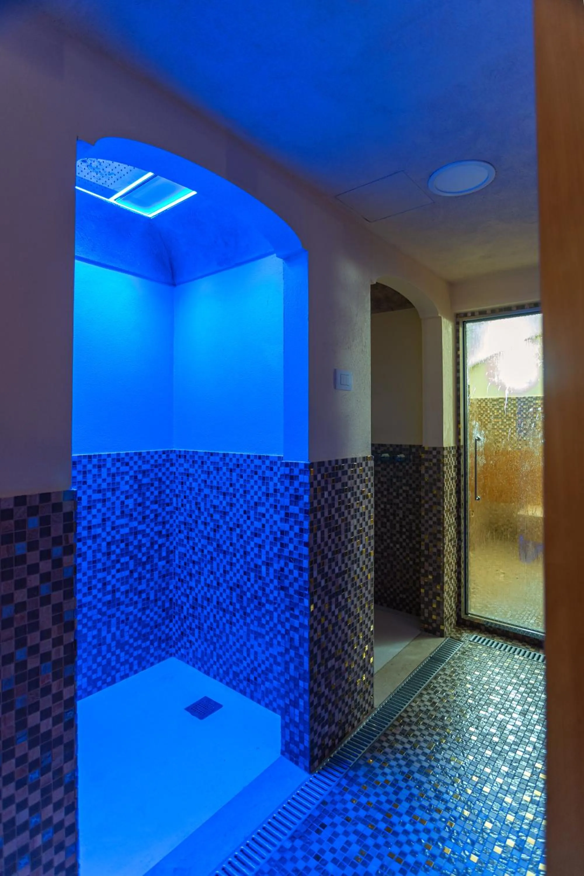 Steam room in Hotel Stele di Nora