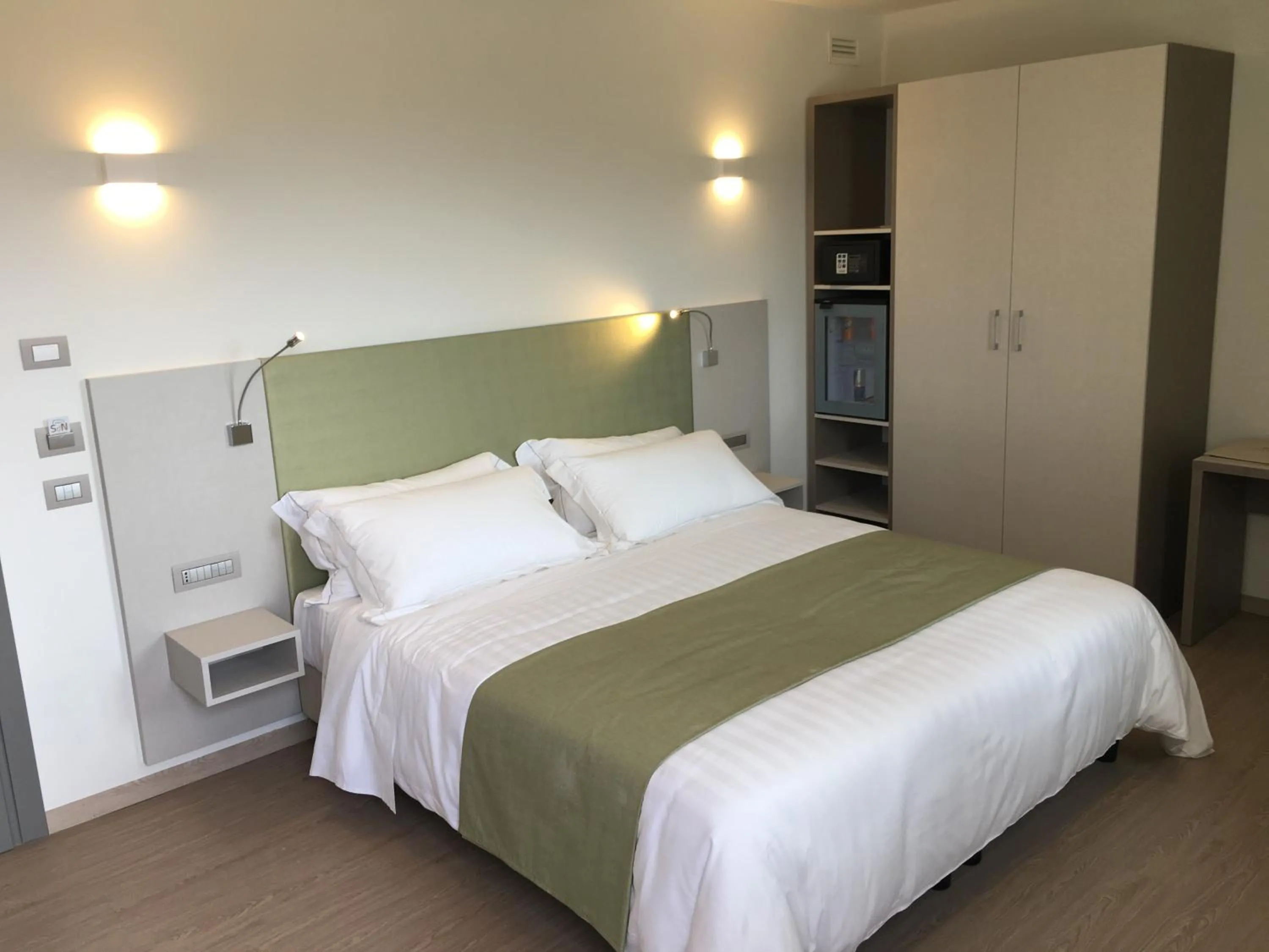 Bed in Hotel Stele di Nora