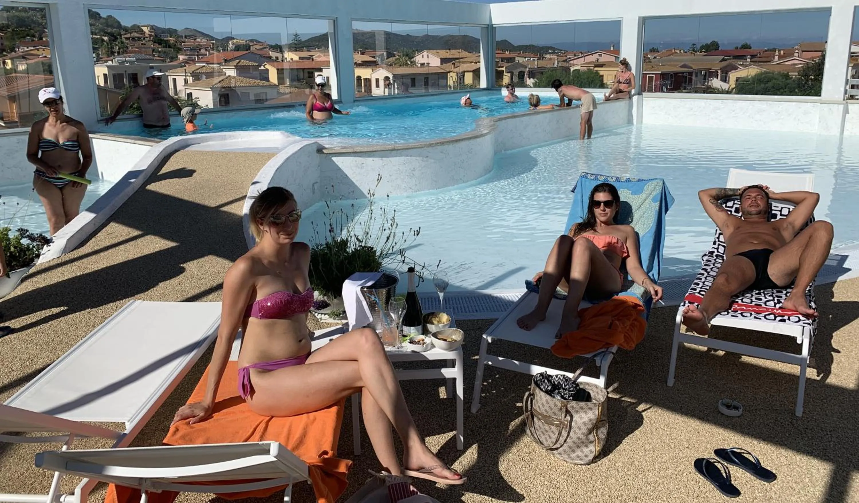 Patio in Hotel Stele di Nora