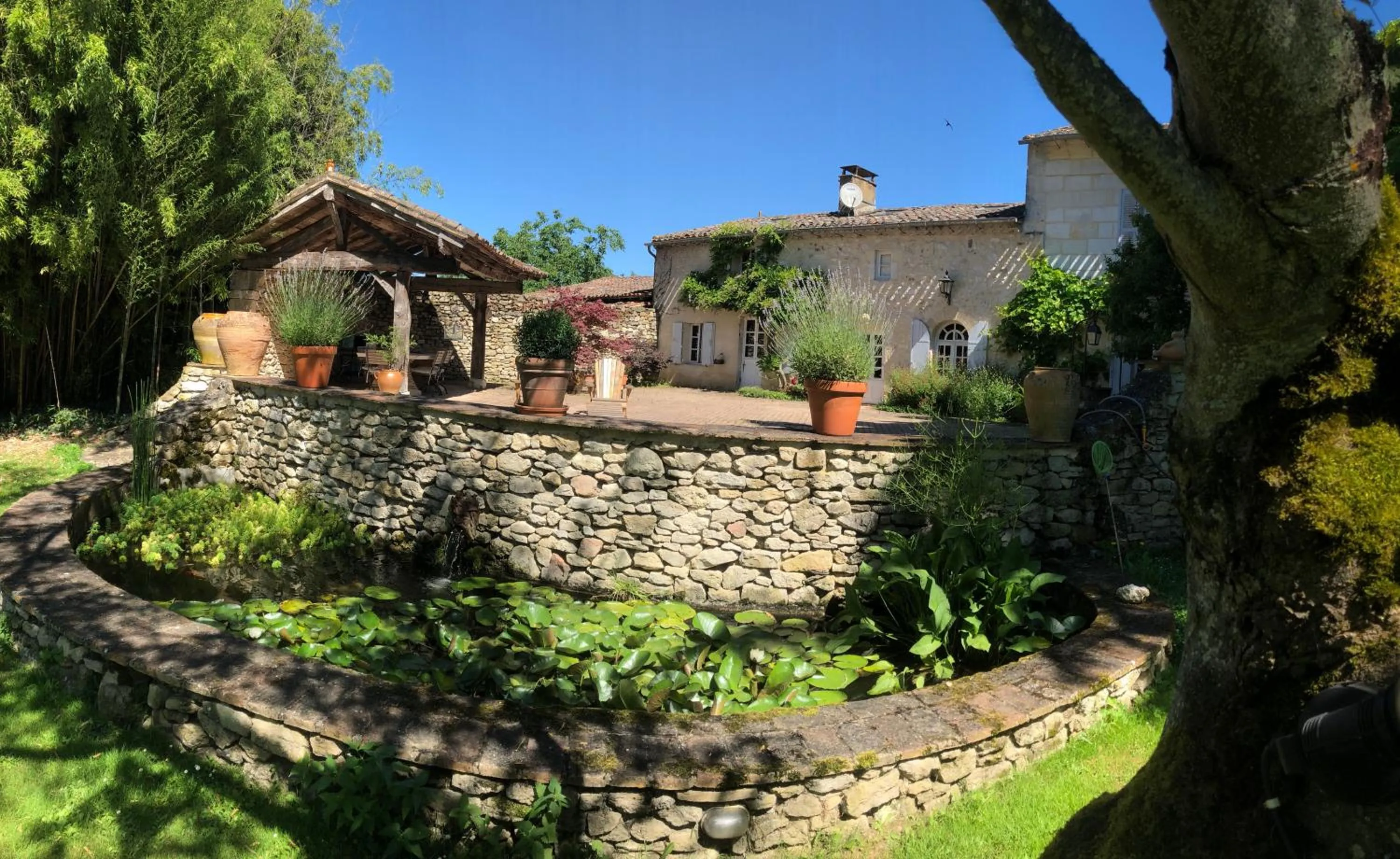 Garden in Domaine des Monges