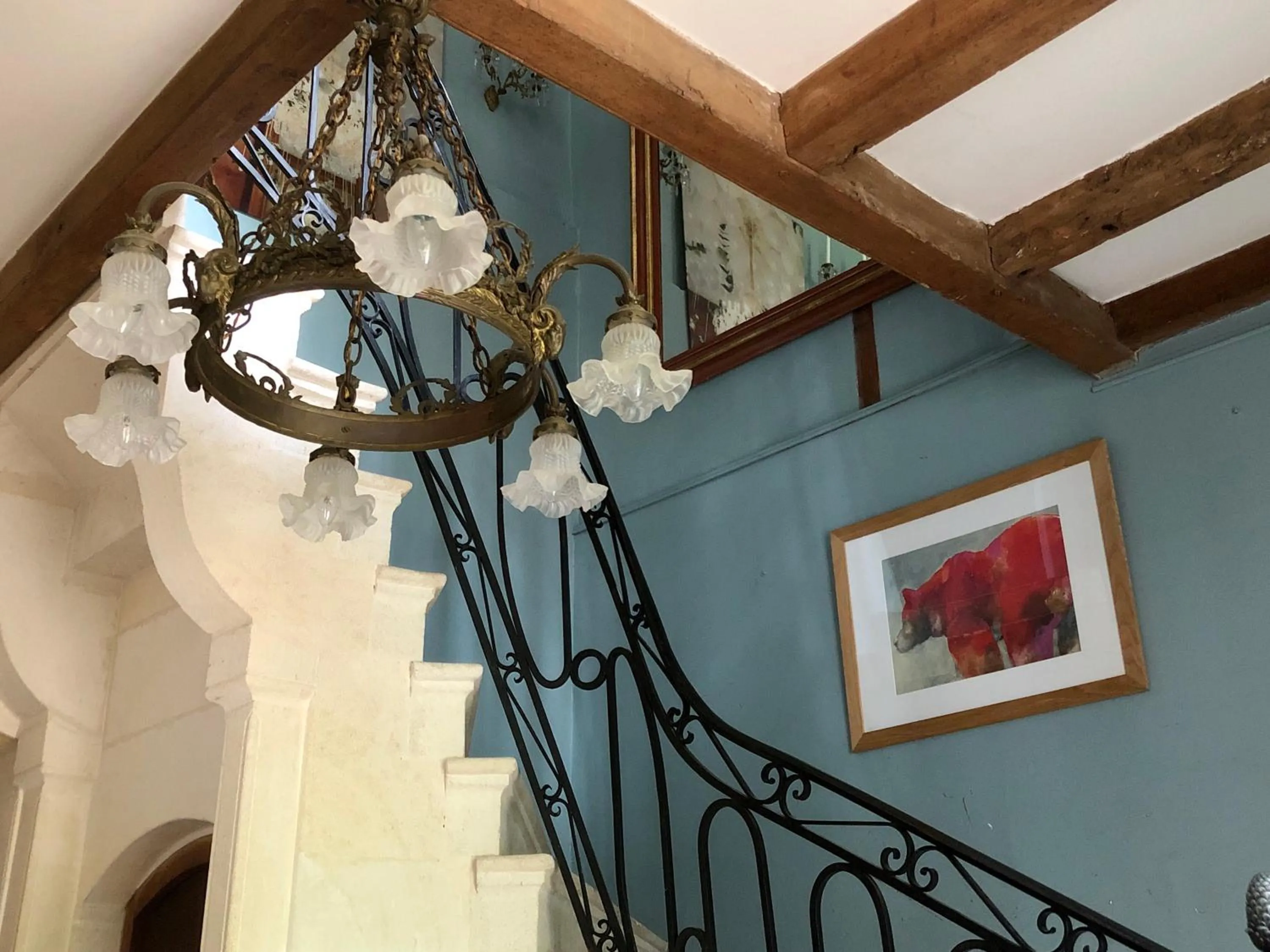 Decorative detail in Domaine des Monges