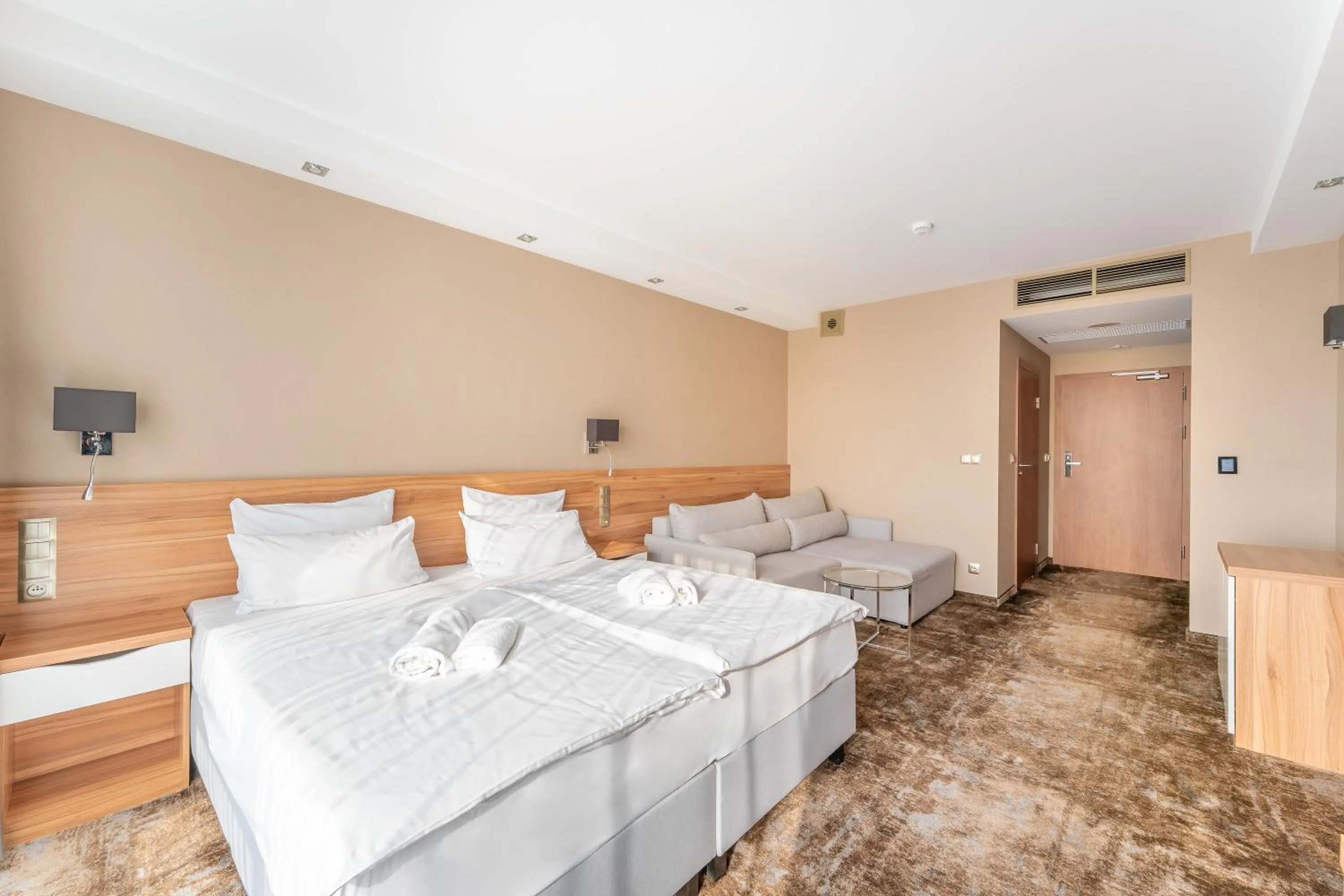 Photo of the whole room, Bed in Baltic Plaza Hotel Medi Spa