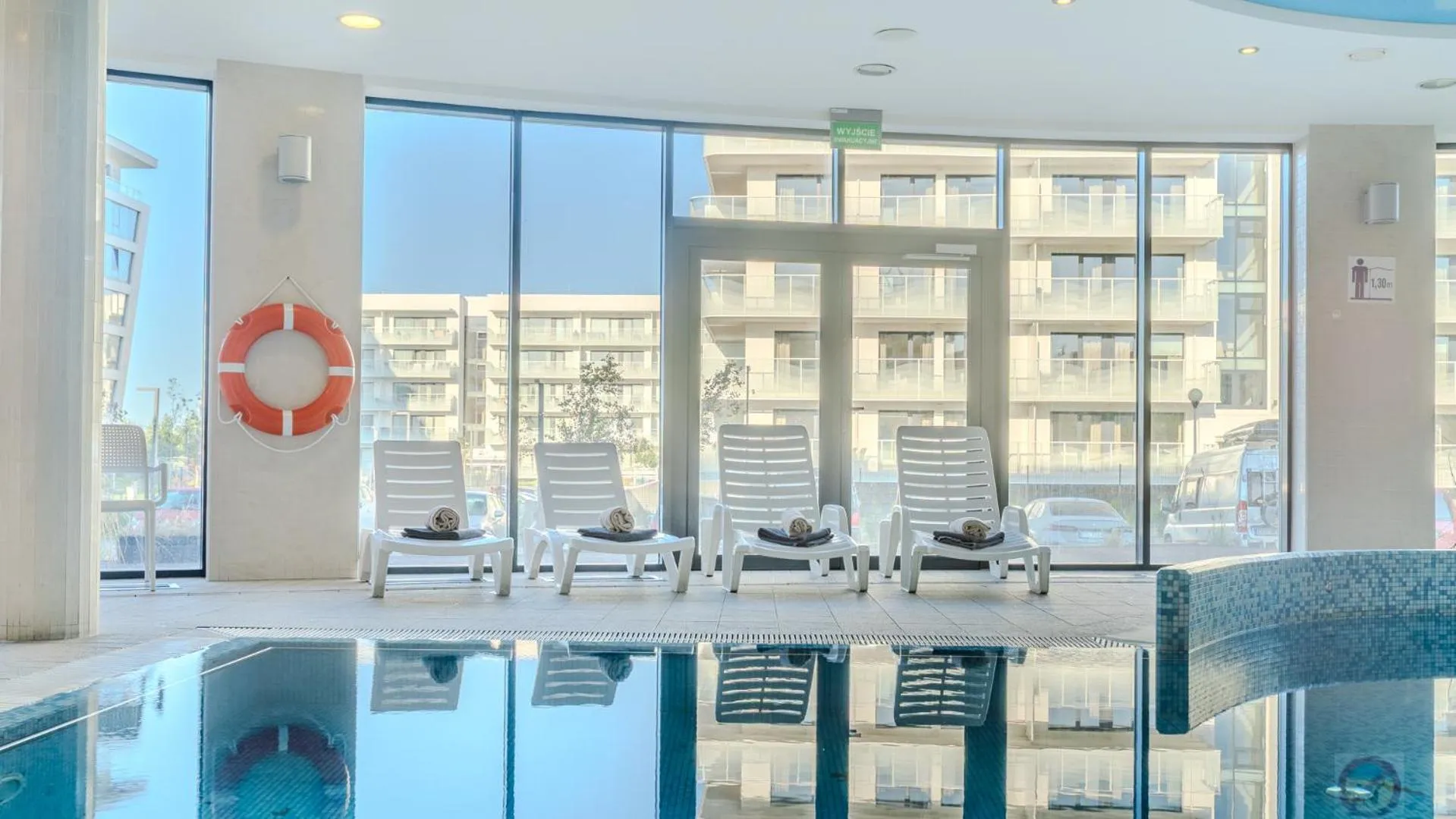Swimming pool in Baltic Plaza Hotel Medi Spa