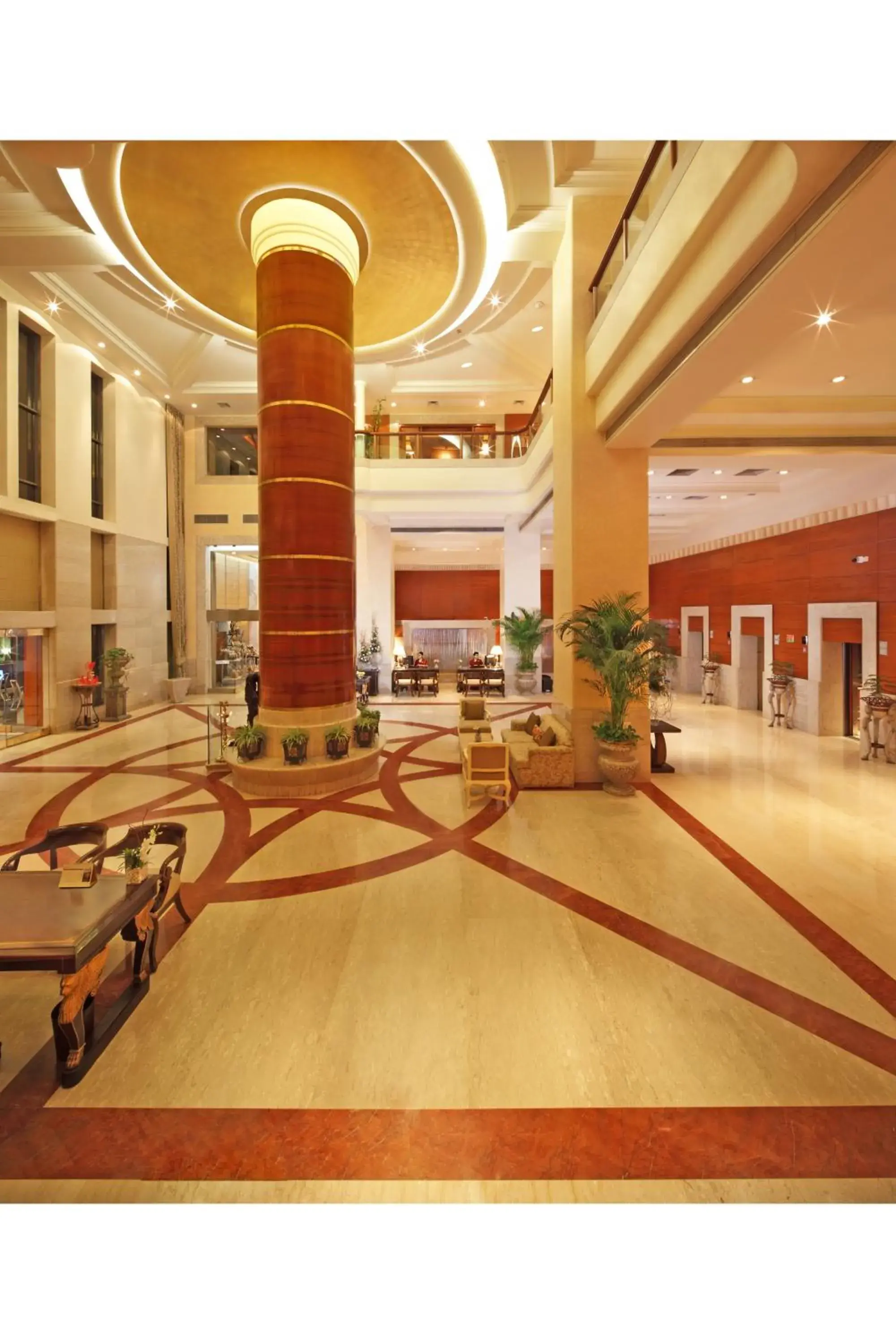 Lobby or reception in Jaypee Vasant Continental Lobby or reception in Jaypee Vasant Continental
