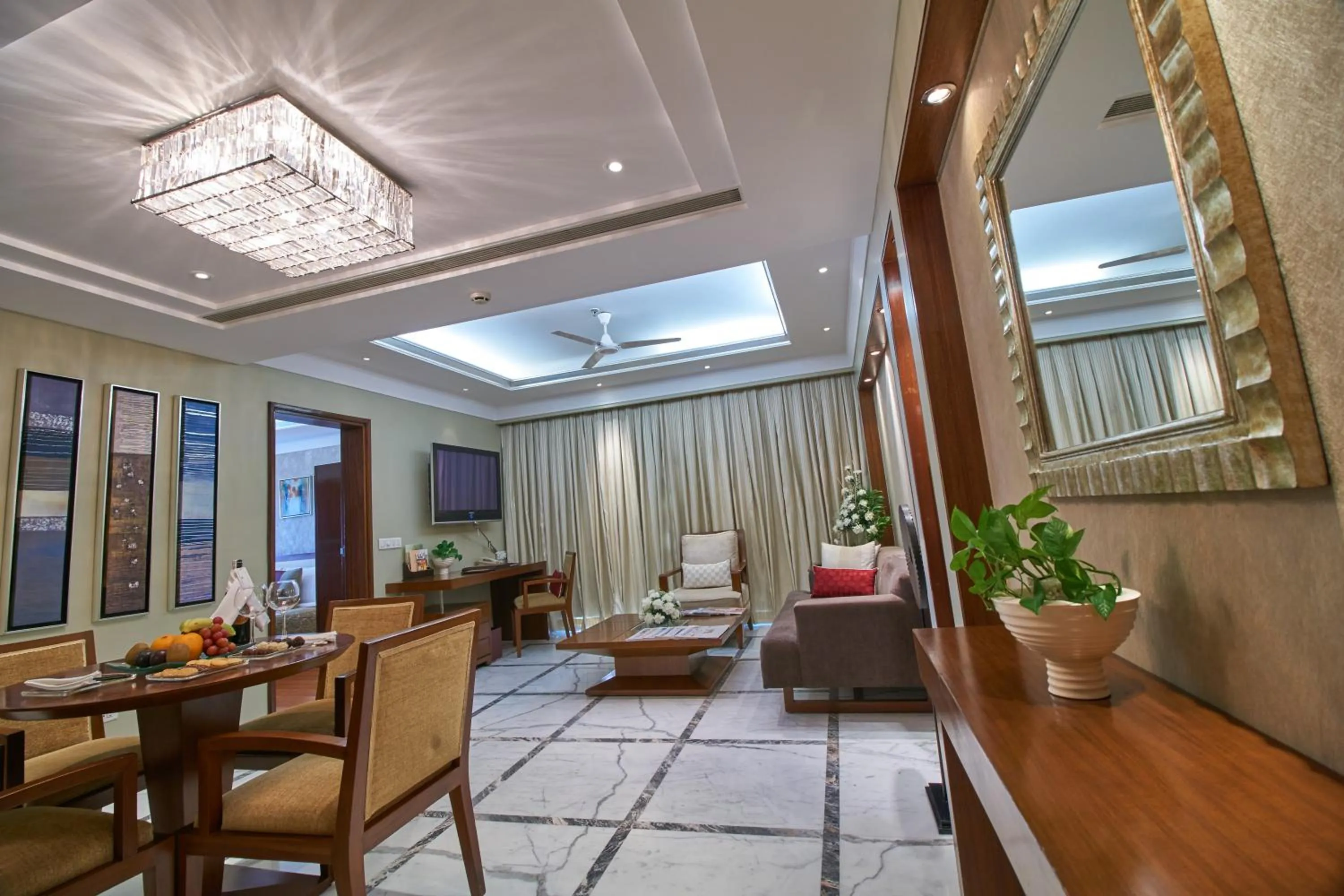 Dining area in Jaypee Vasant Continental