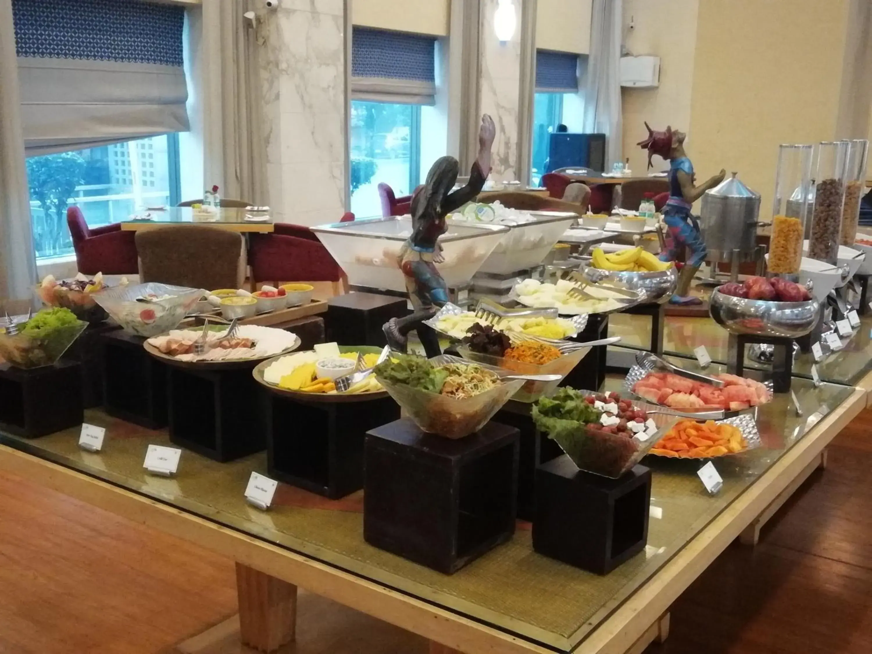 Buffet breakfast in Jaypee Vasant Continental Buffet breakfast in Jaypee Vasant Continental