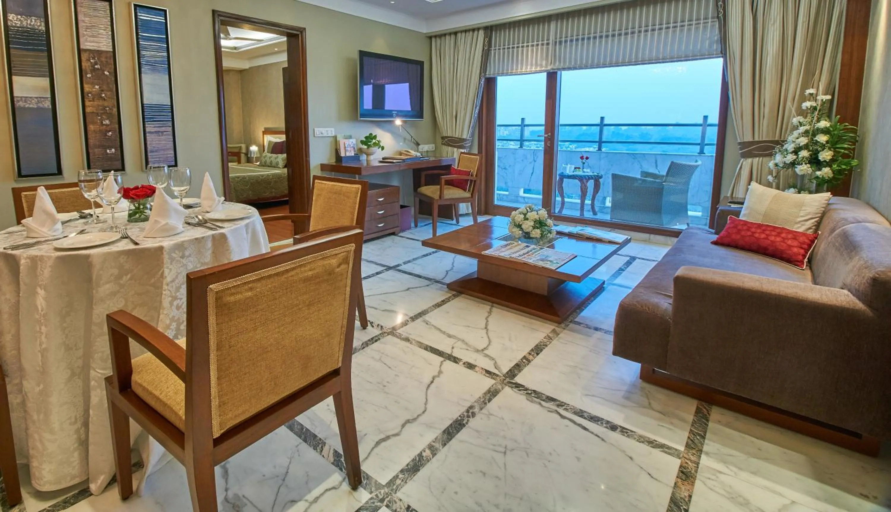 Living room in Jaypee Vasant Continental