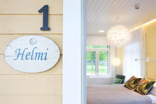 Property logo or sign, Bed in Hotel Amandis