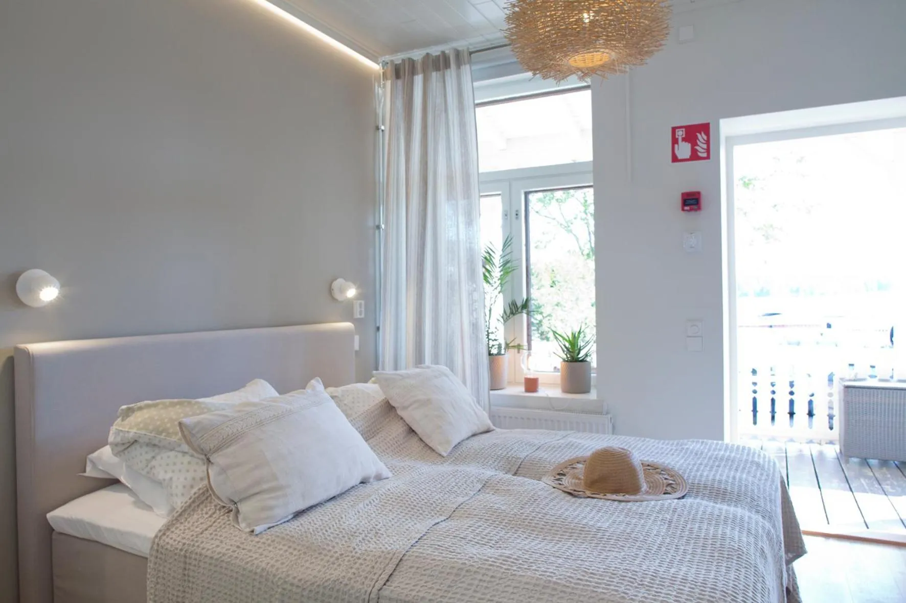 Bed in Hotel Amandis