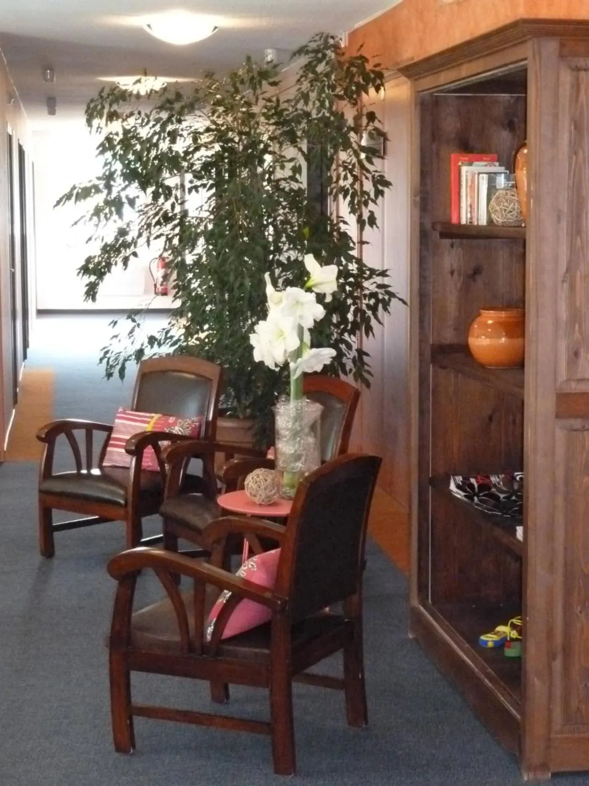 Seating area in Hôtel La Colombiere Cantal