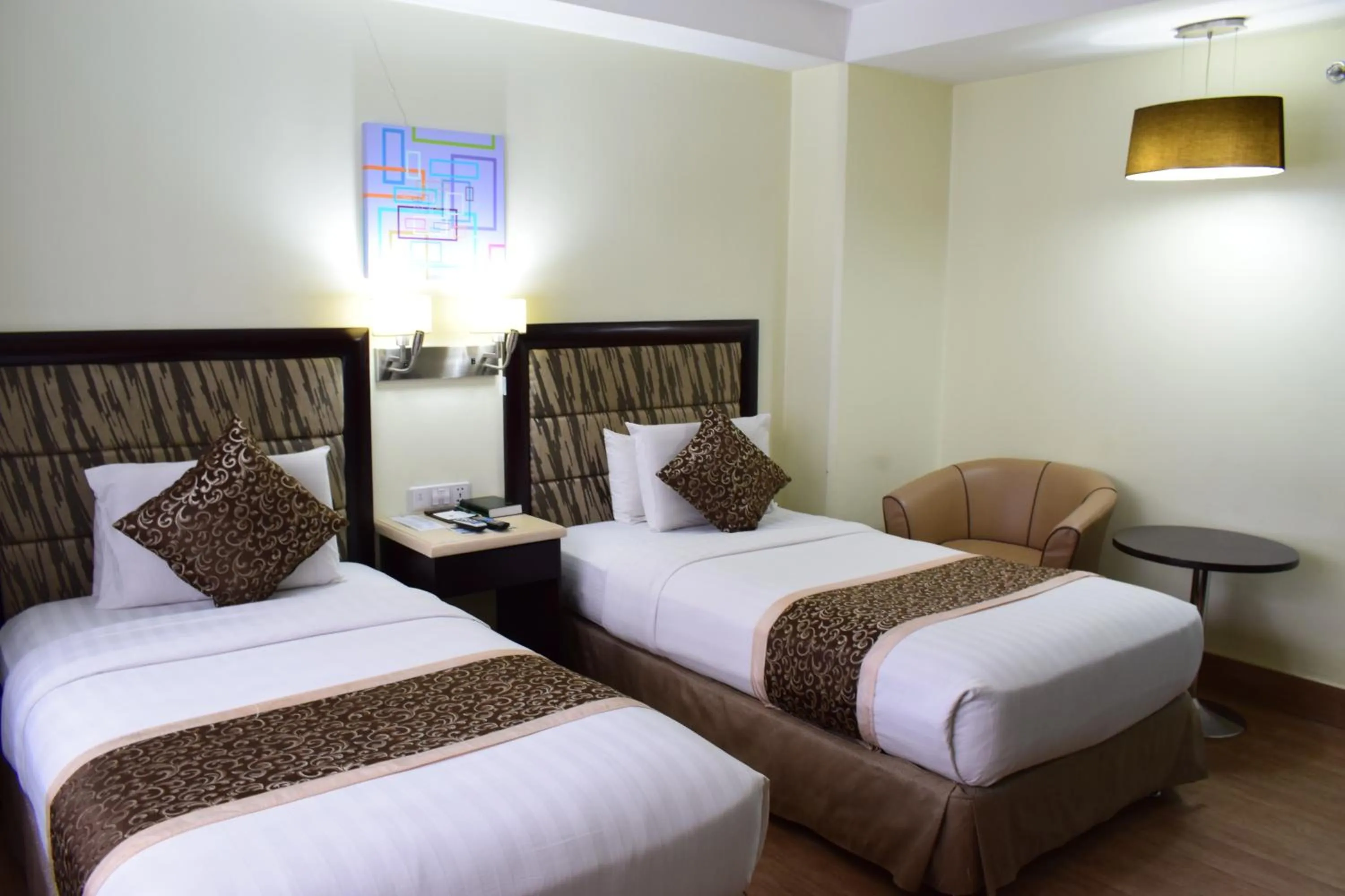 Bed in Diamond Suites and Residences