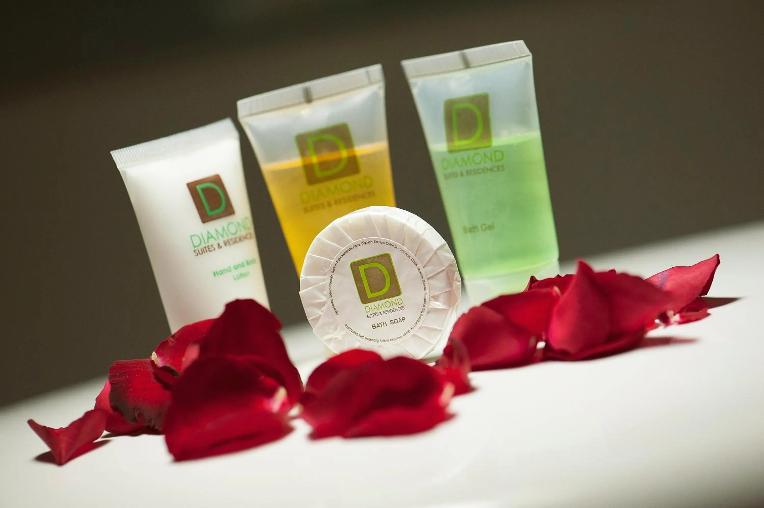 Shower in Diamond Suites and Residences