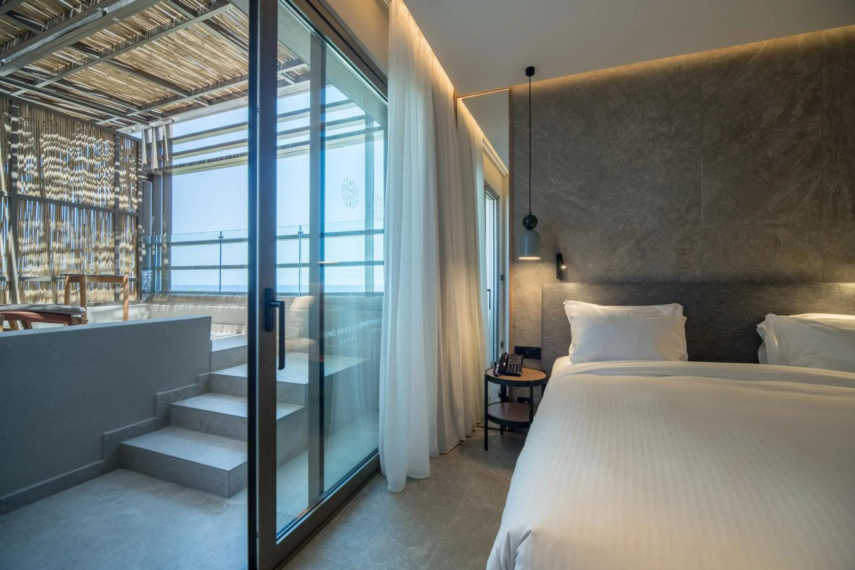 Photo of the whole room, Bed in KING MINOS RETREAT Resort & Spa