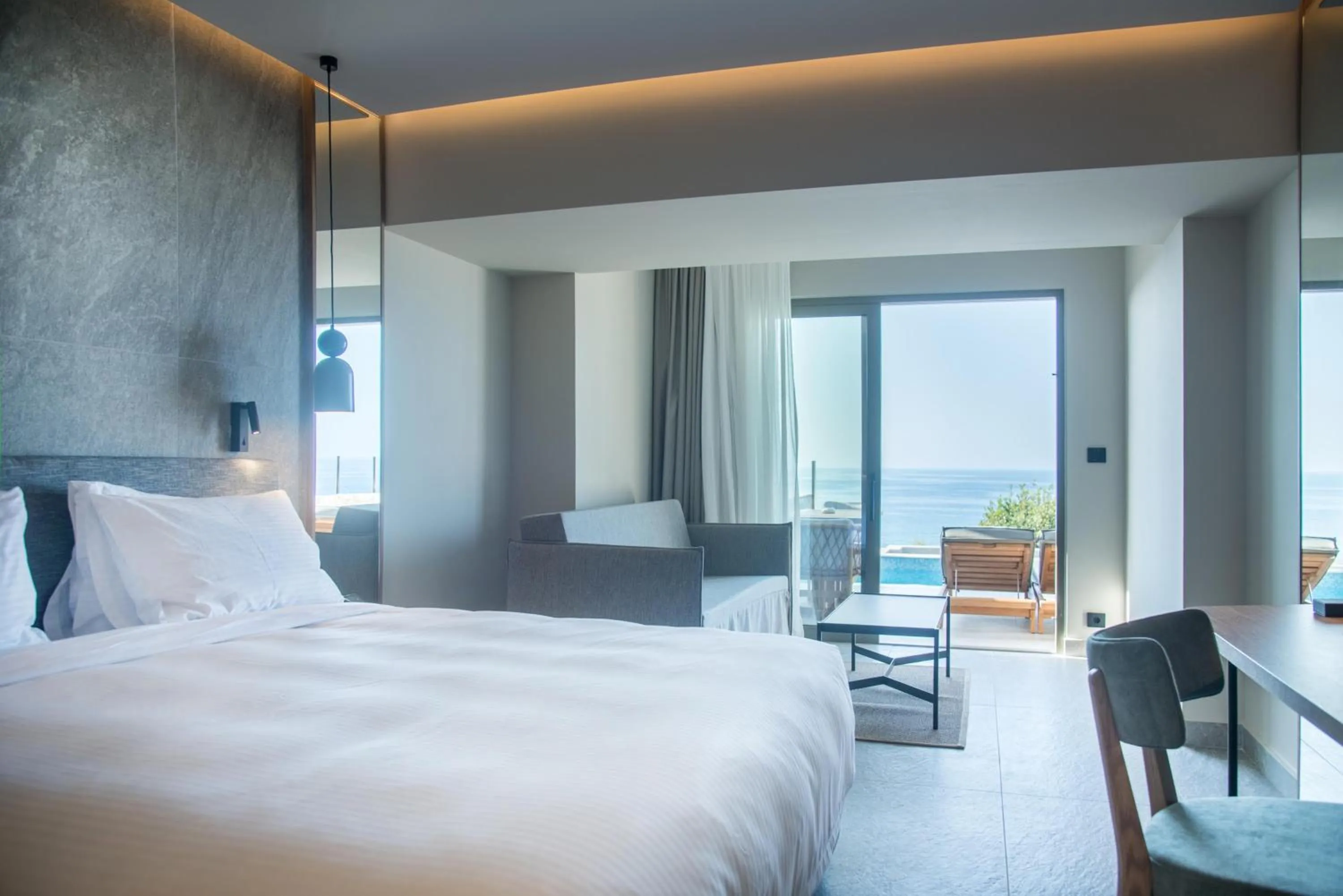 Photo of the whole room, Bed in KING MINOS RETREAT Resort & Spa