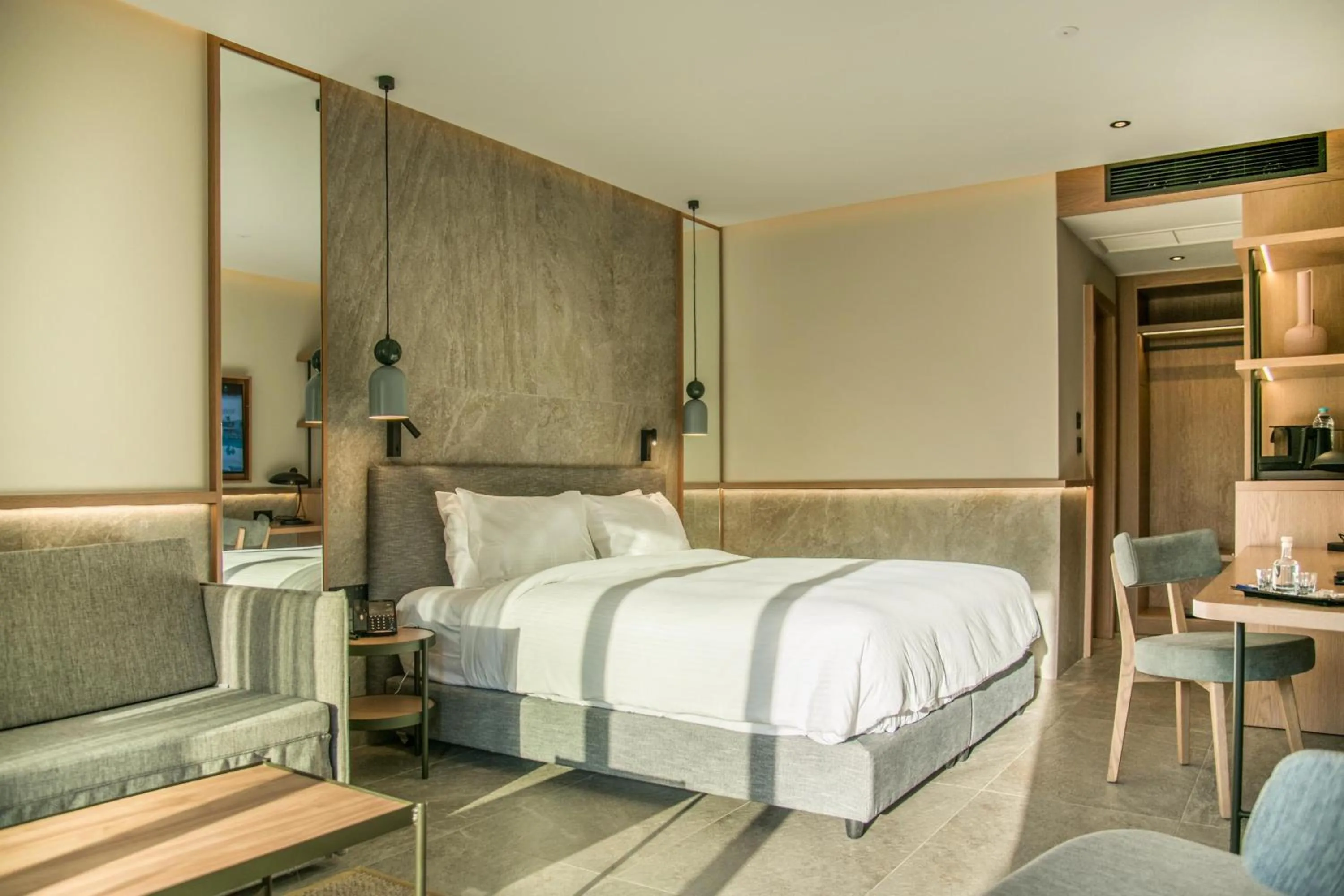 Photo of the whole room, Bed in KING MINOS RETREAT Resort & Spa