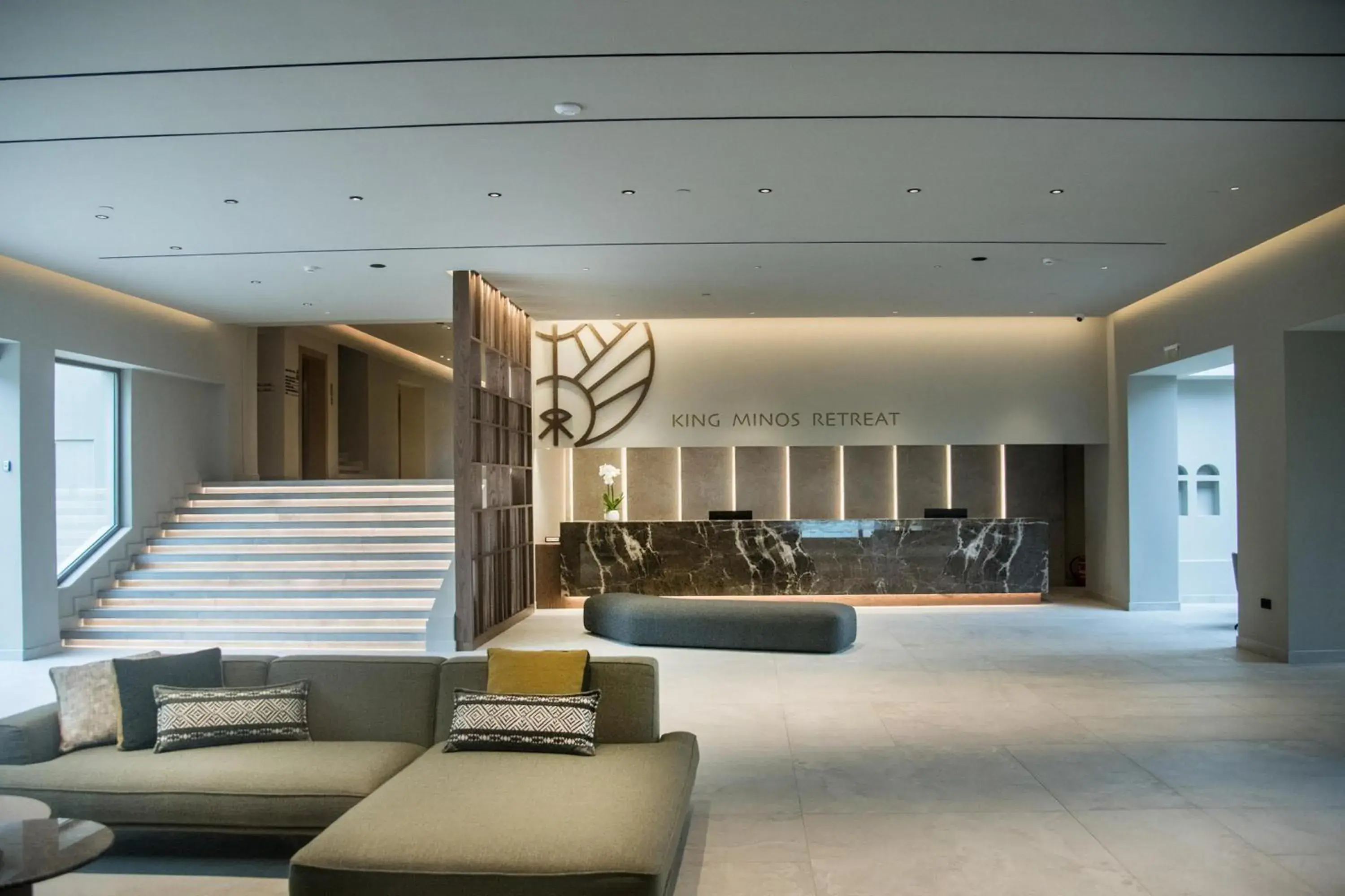 Lobby or reception in KING MINOS RETREAT Resort & Spa Lobby or reception in KING MINOS RETREAT Resort & Spa