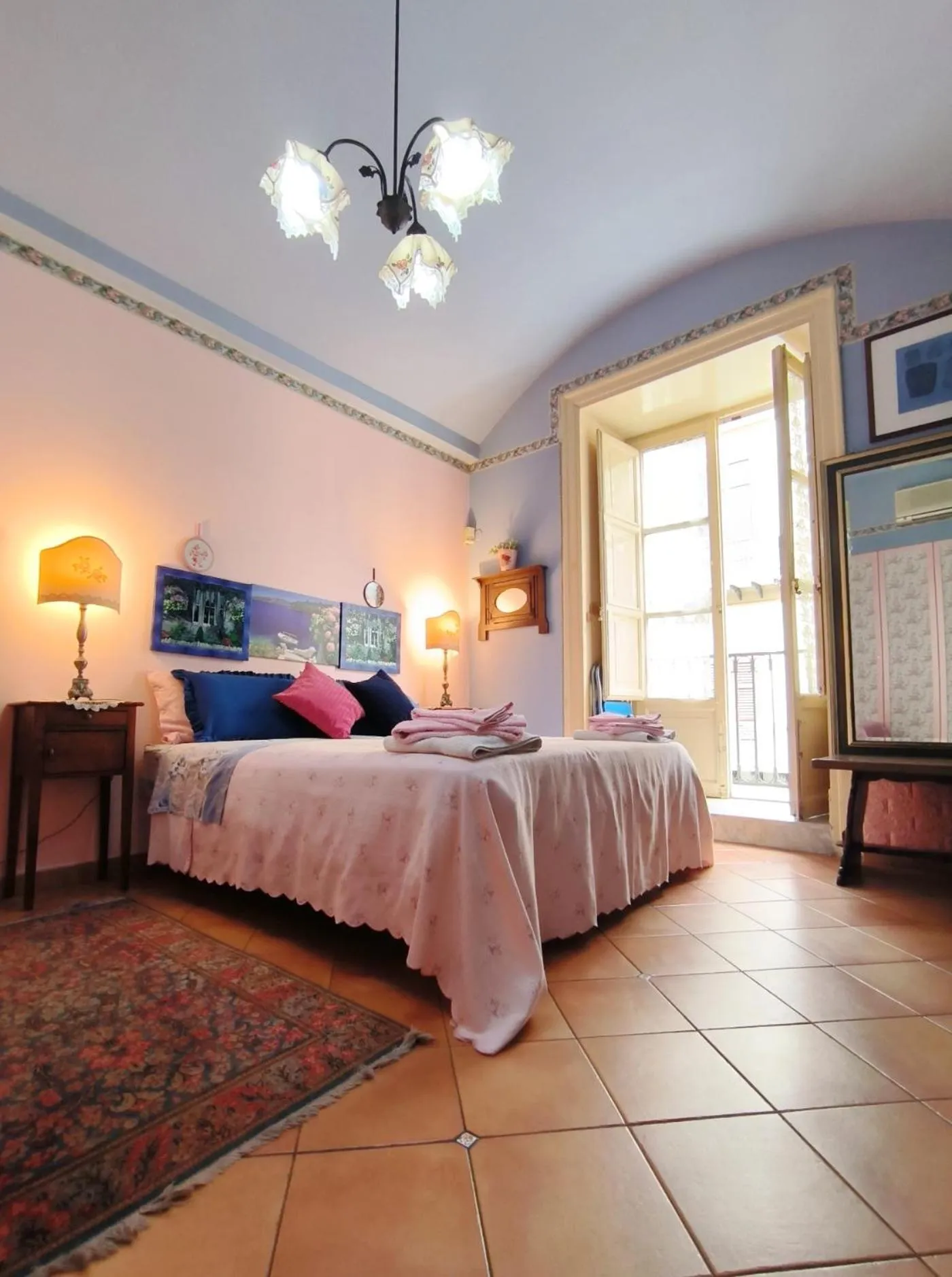 Bed in Vittorio Emanuele Rooms di Prinzi